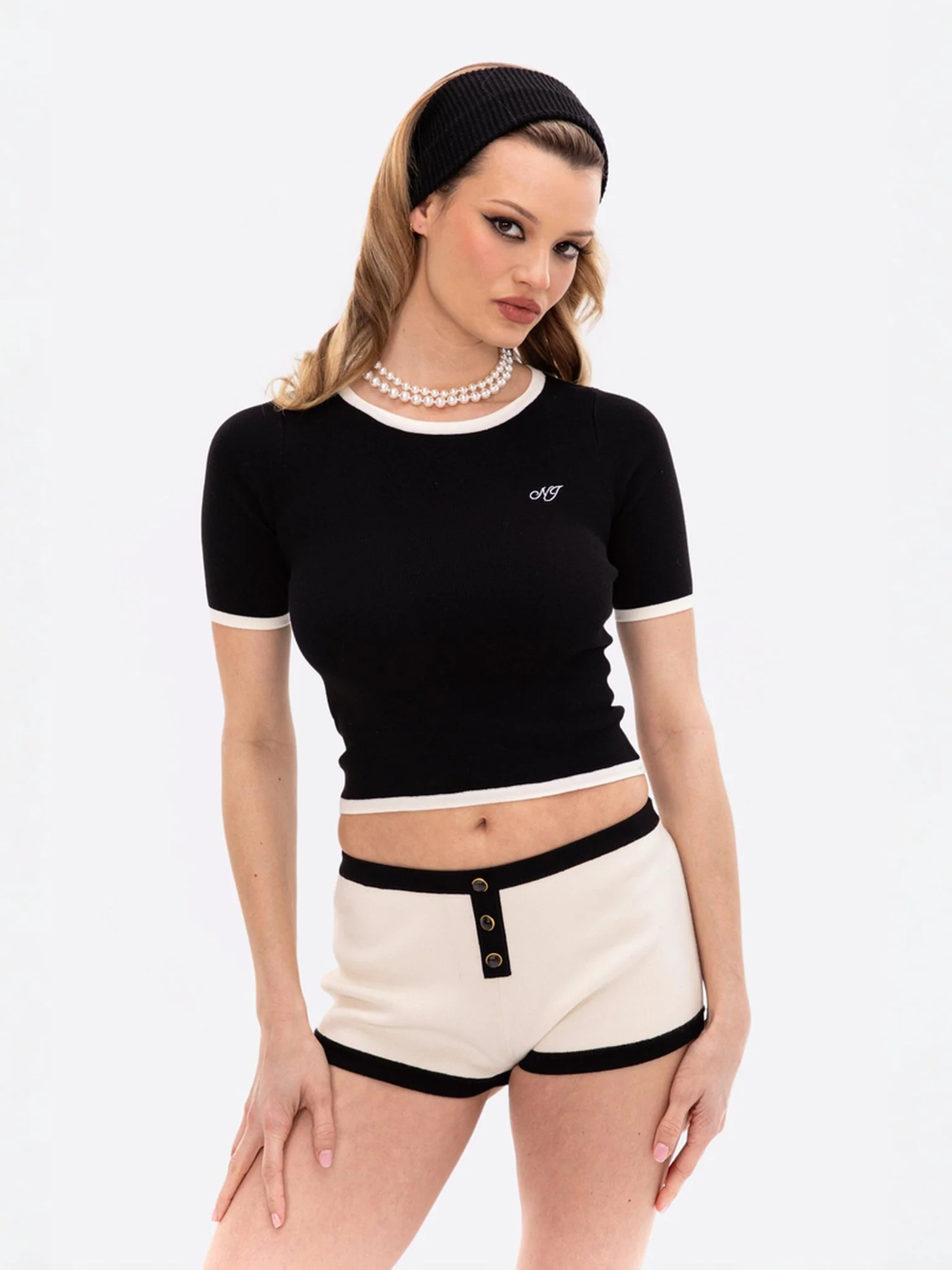 Luna Top (Black & White)
