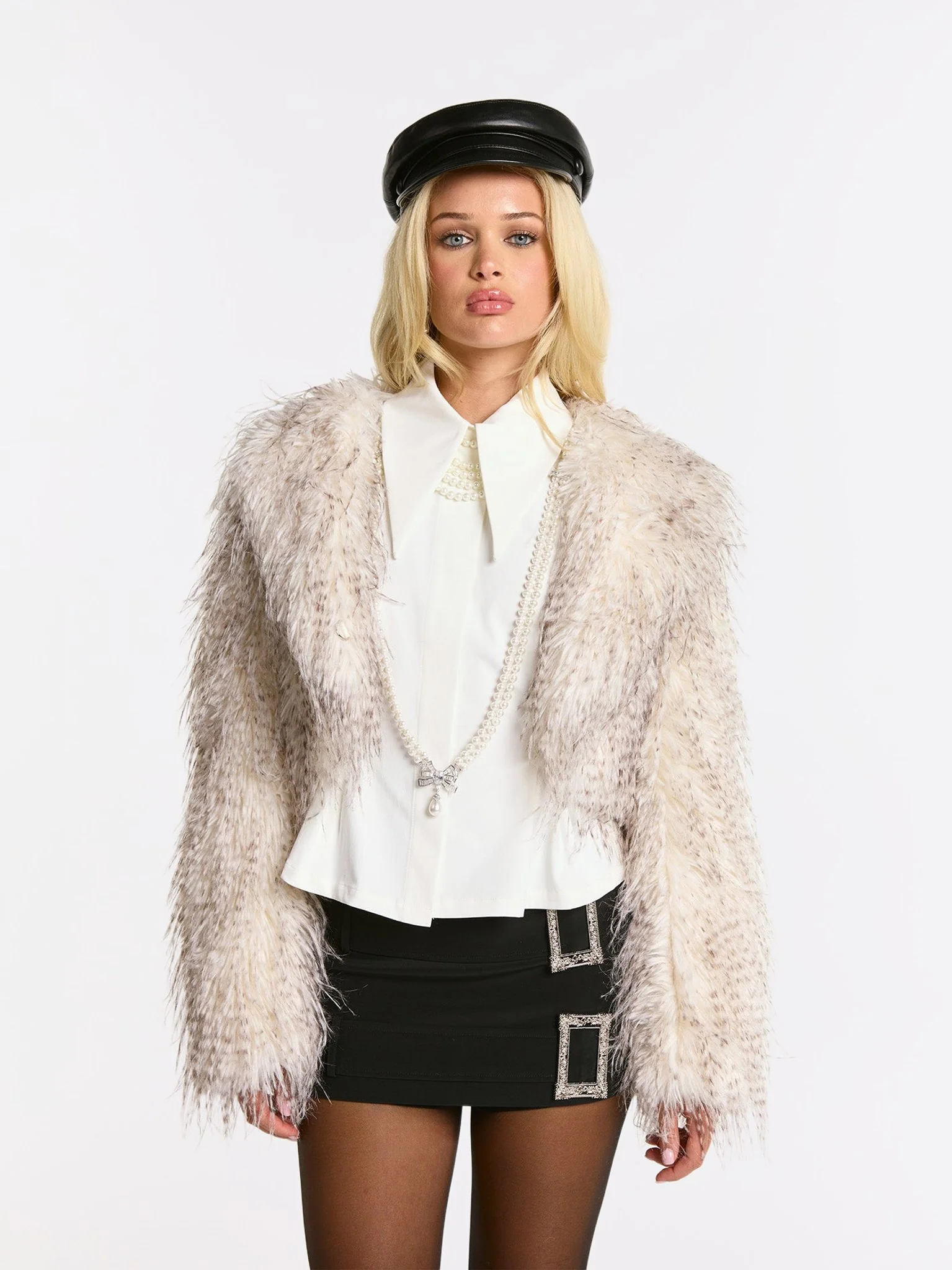 Mara Fur Coat (Pattern) (Final Sale) - Image 2