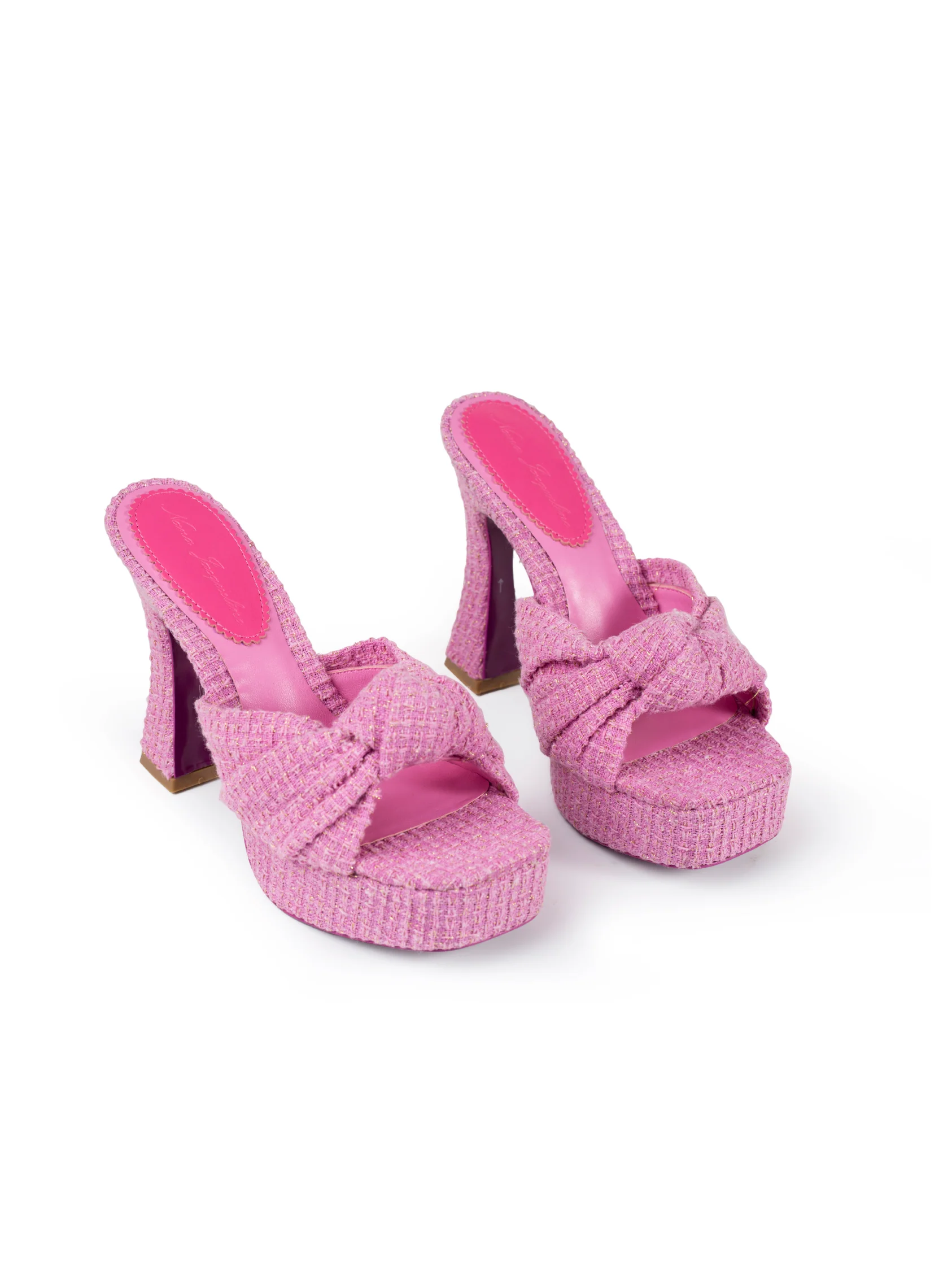 Mara Platform Sandals (Pink)