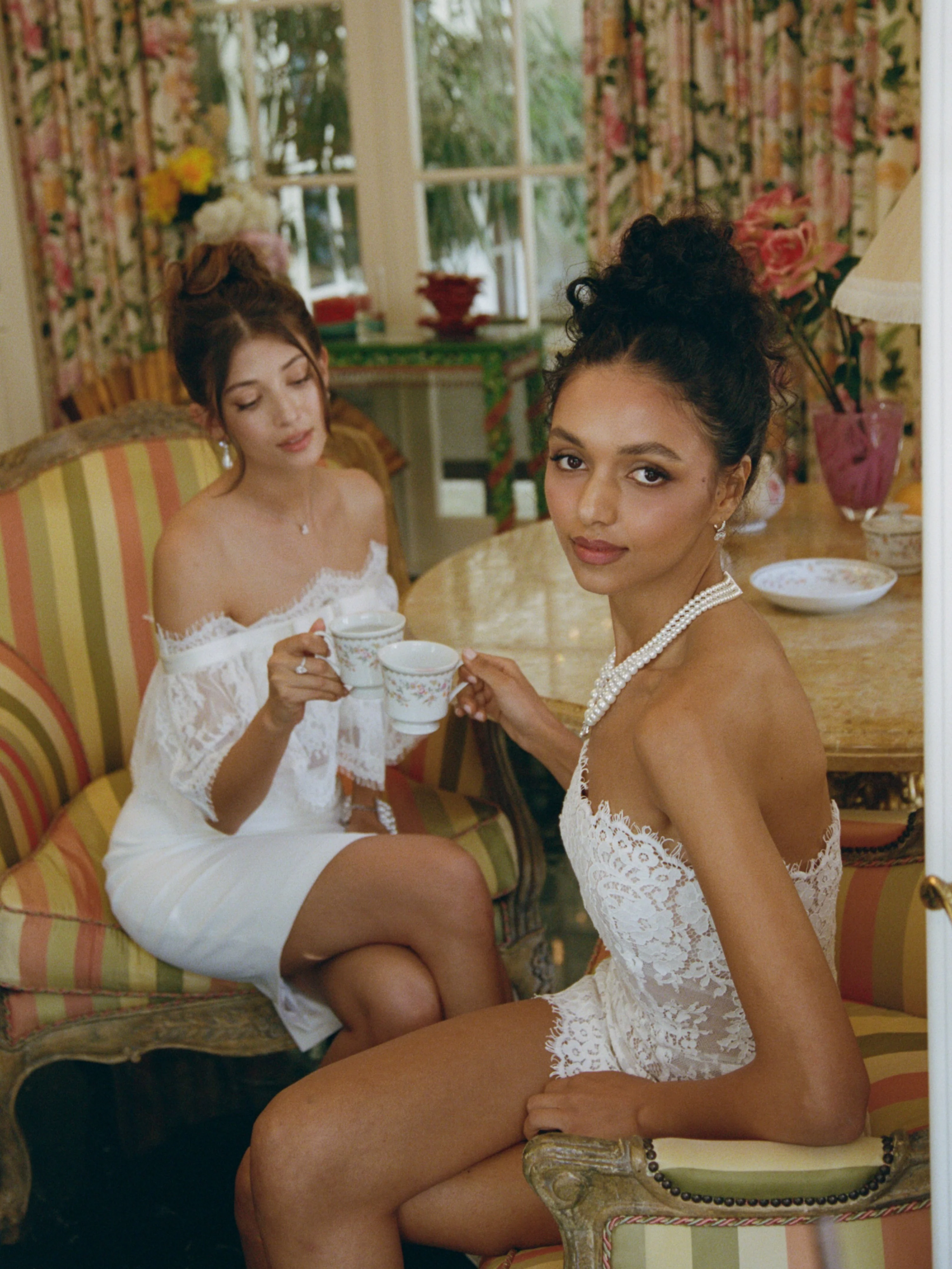 Alexandra Lace White Top - Image 4