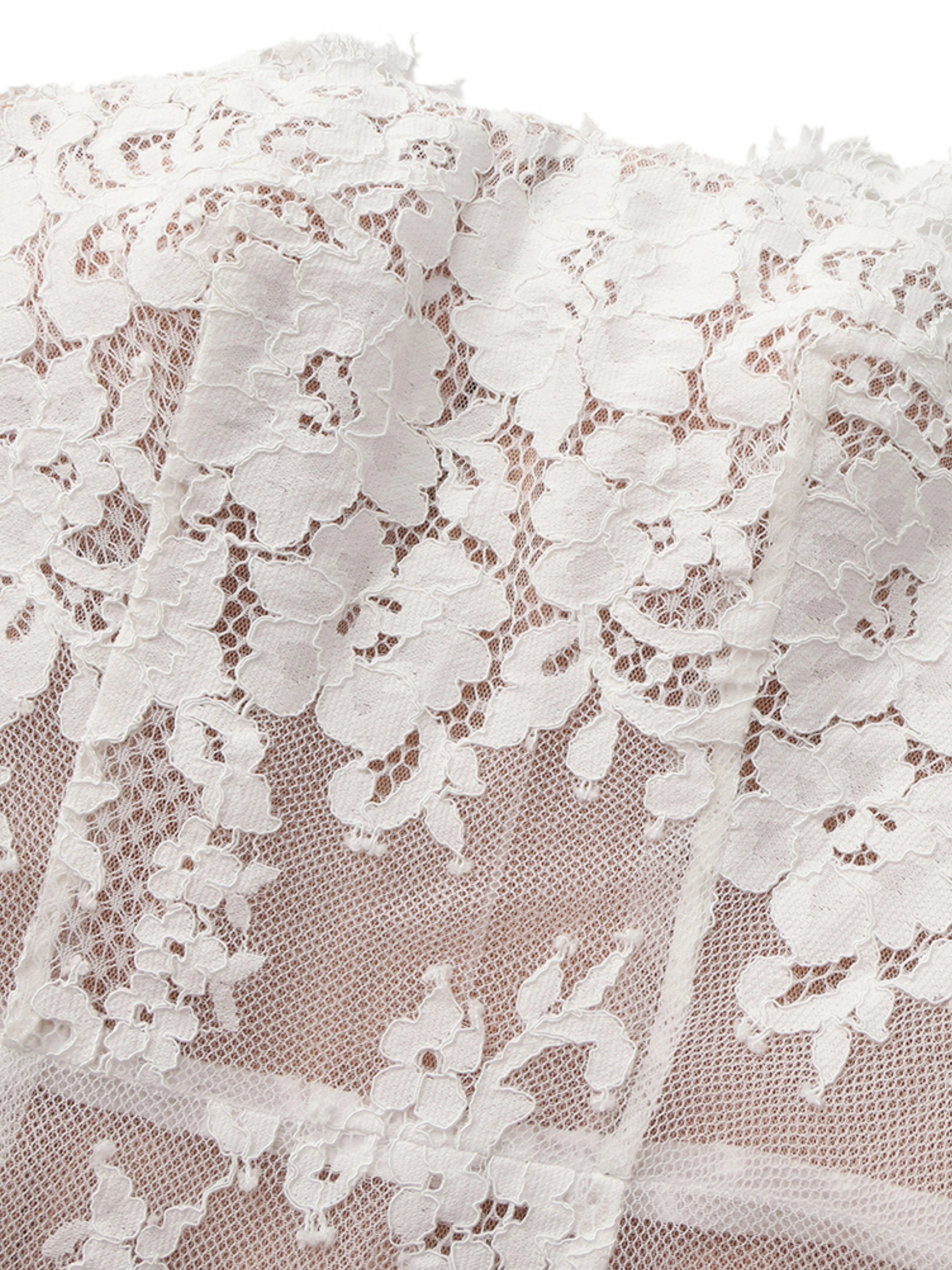 Mara Strapless White Dress - Image 8