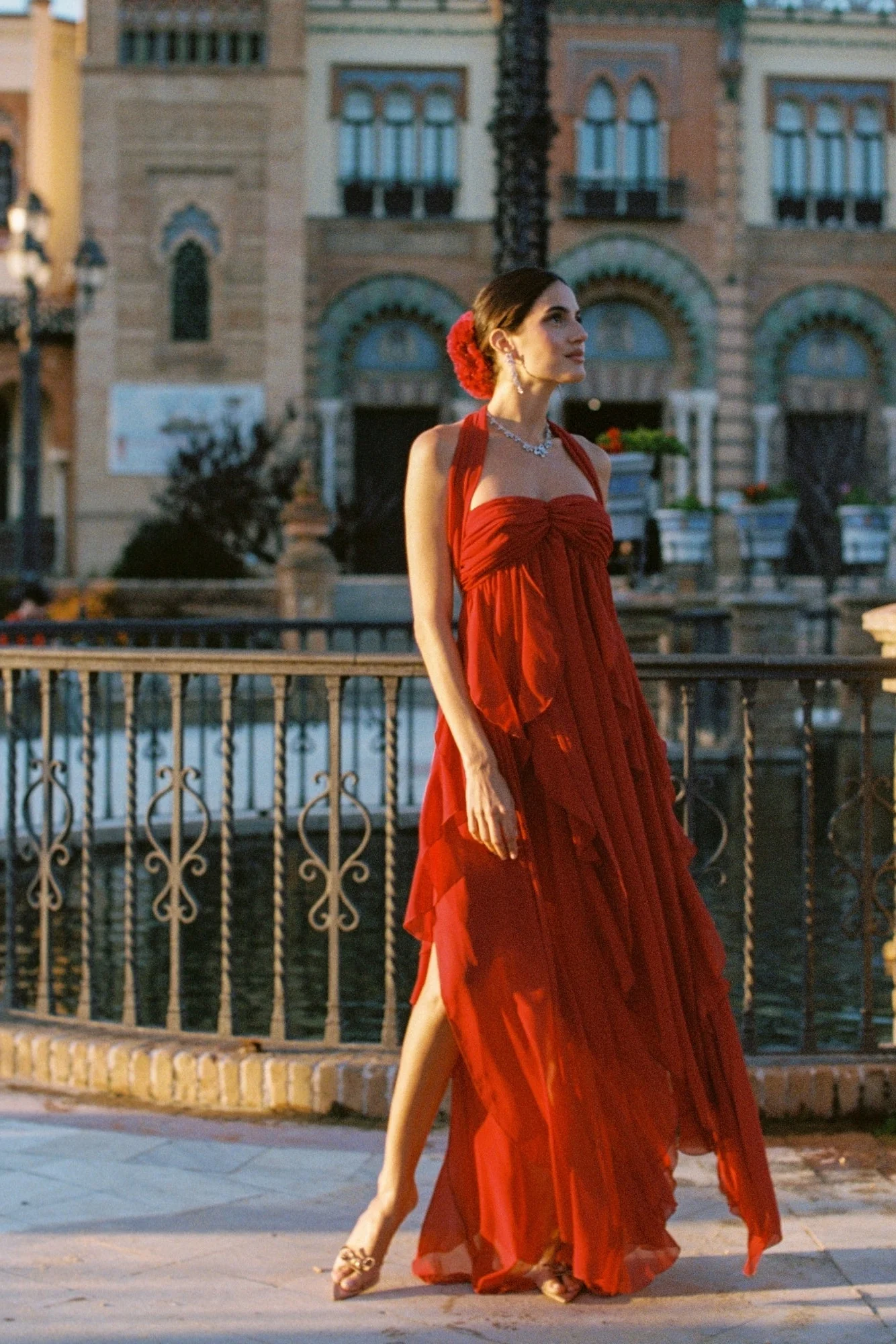 Mariah Dress (Red) - Image 2