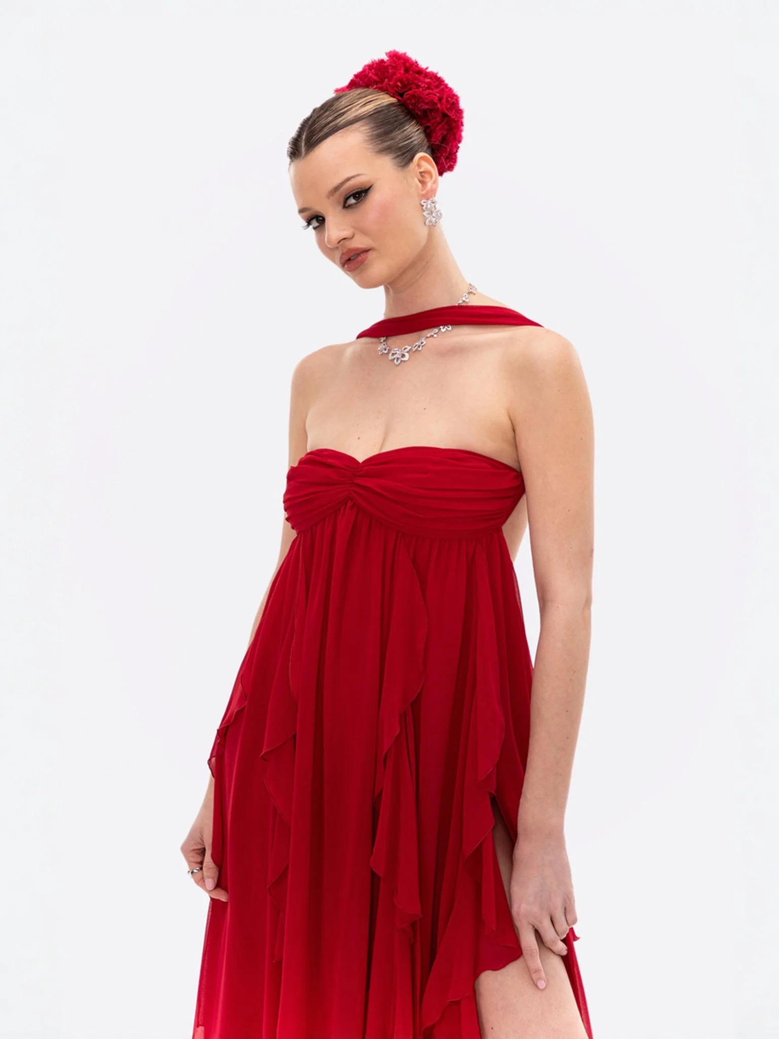 Mariah Dress (Red) - Image 9