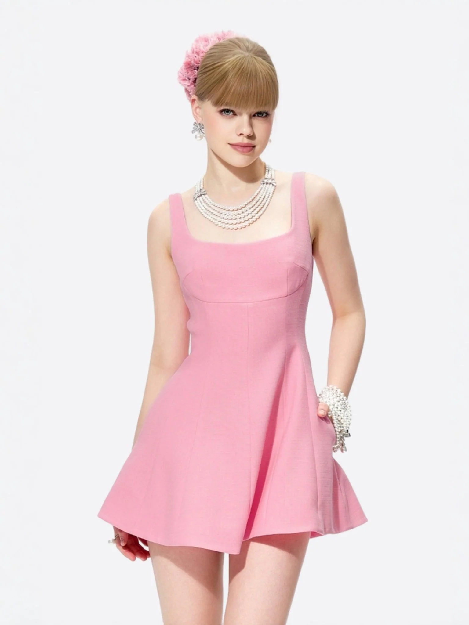 Marianne Dress (Pink) - Image 3
