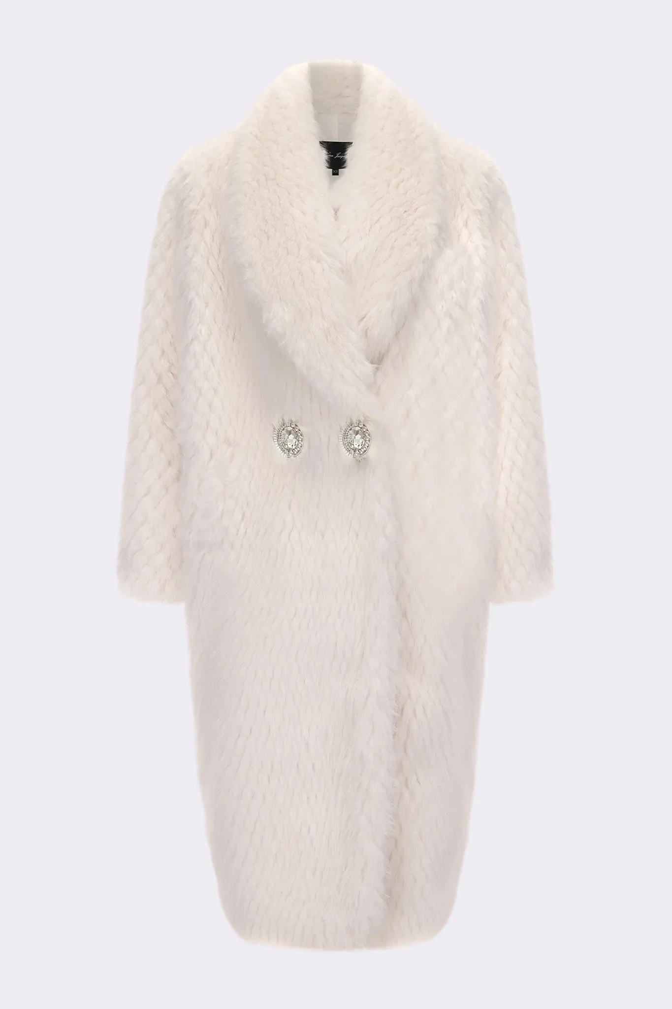 Marisa Fur Coat (White) - Image 10