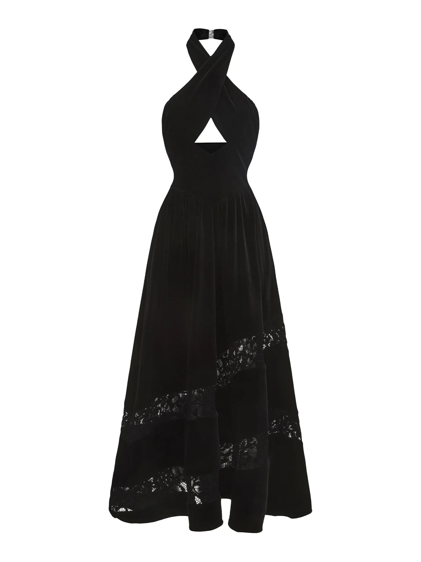 Maxine Velvet Dress (Black) (Final Sale)
