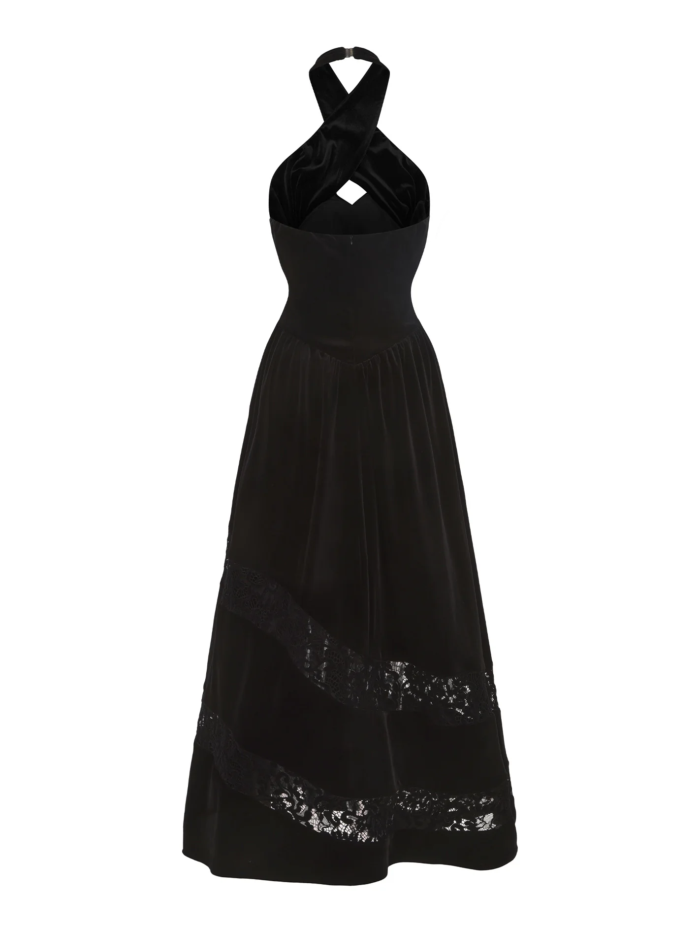 Maxine Velvet Dress (Black) (Final Sale) - Image 7