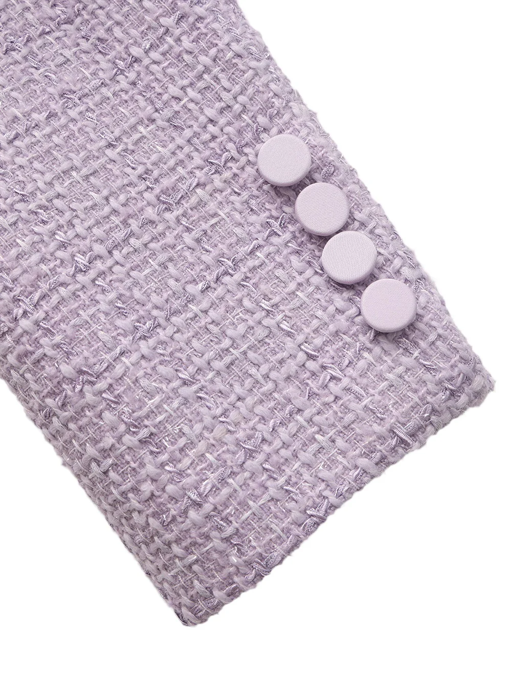 Maya Textured Lapel Purple Suit Jacket - Image 7