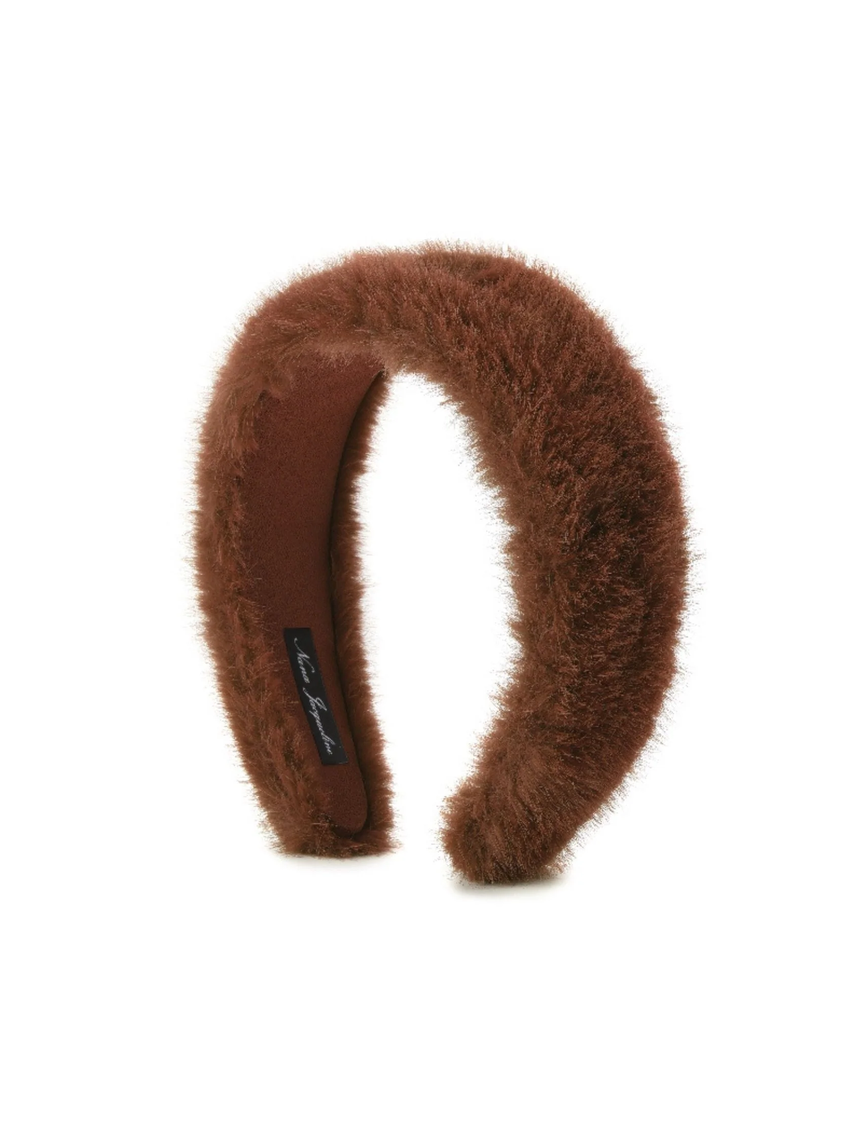 Melanie Fur Headband (Brown) (Final Sale)