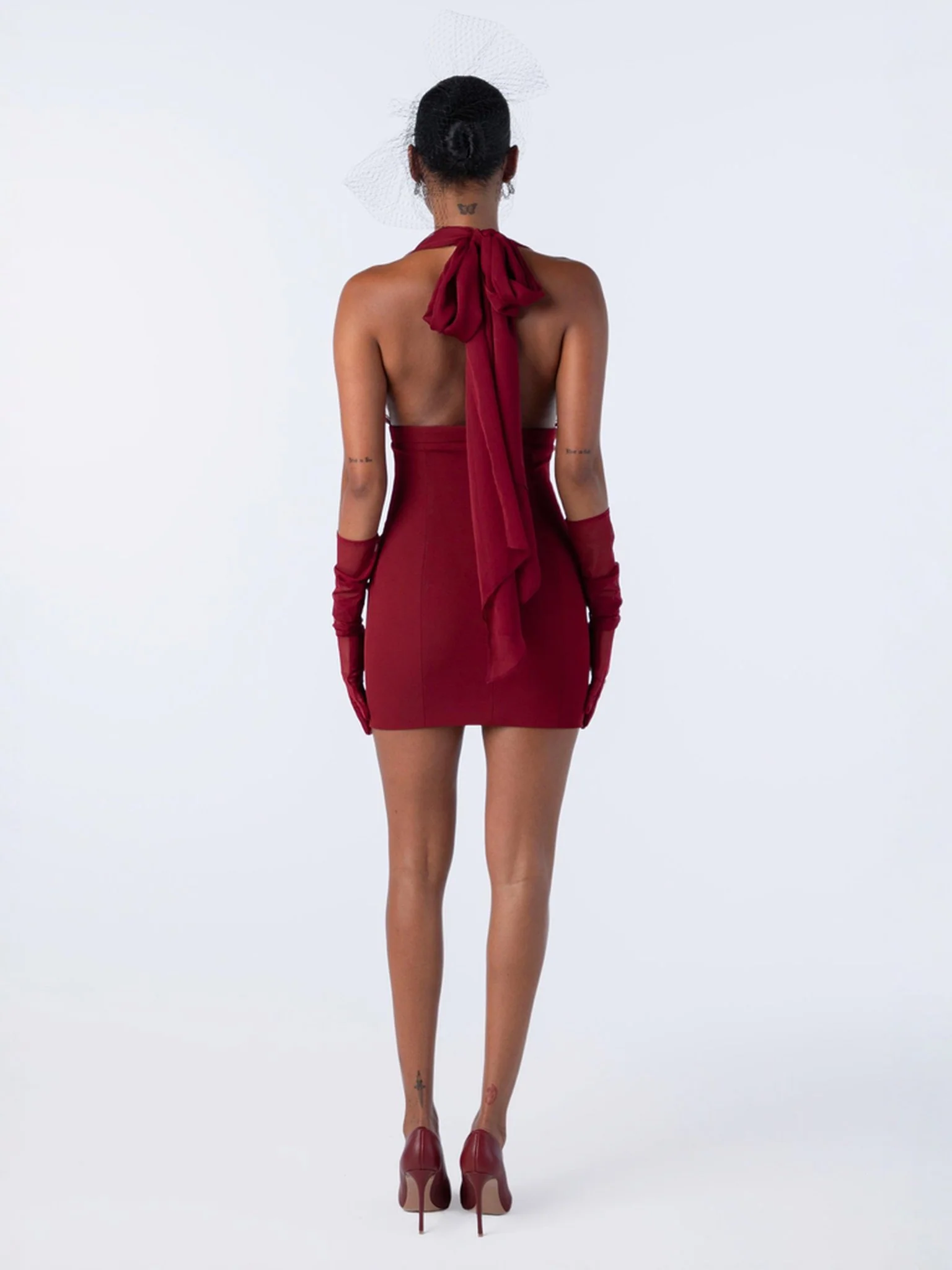 Melinda Dress (Red) (Final Sale) - Image 10