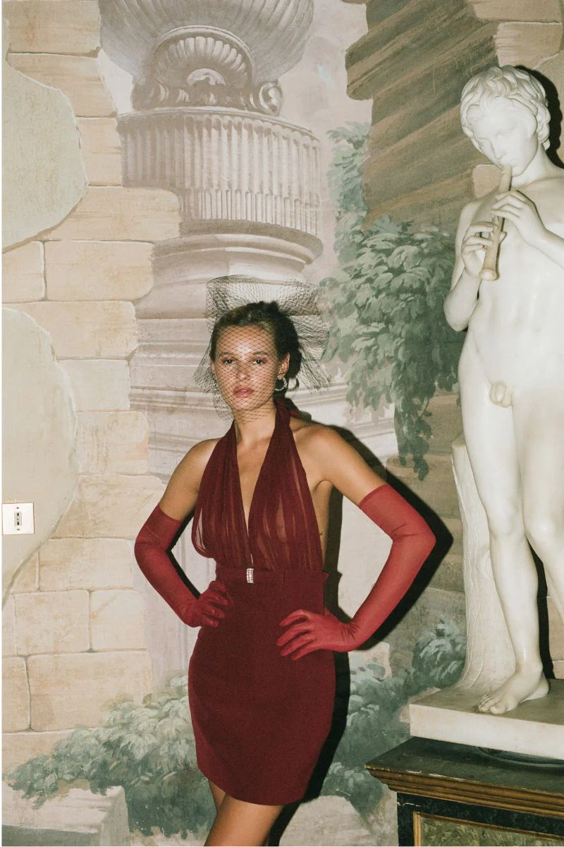 Melinda Dress (Red) (Final Sale) - Image 3