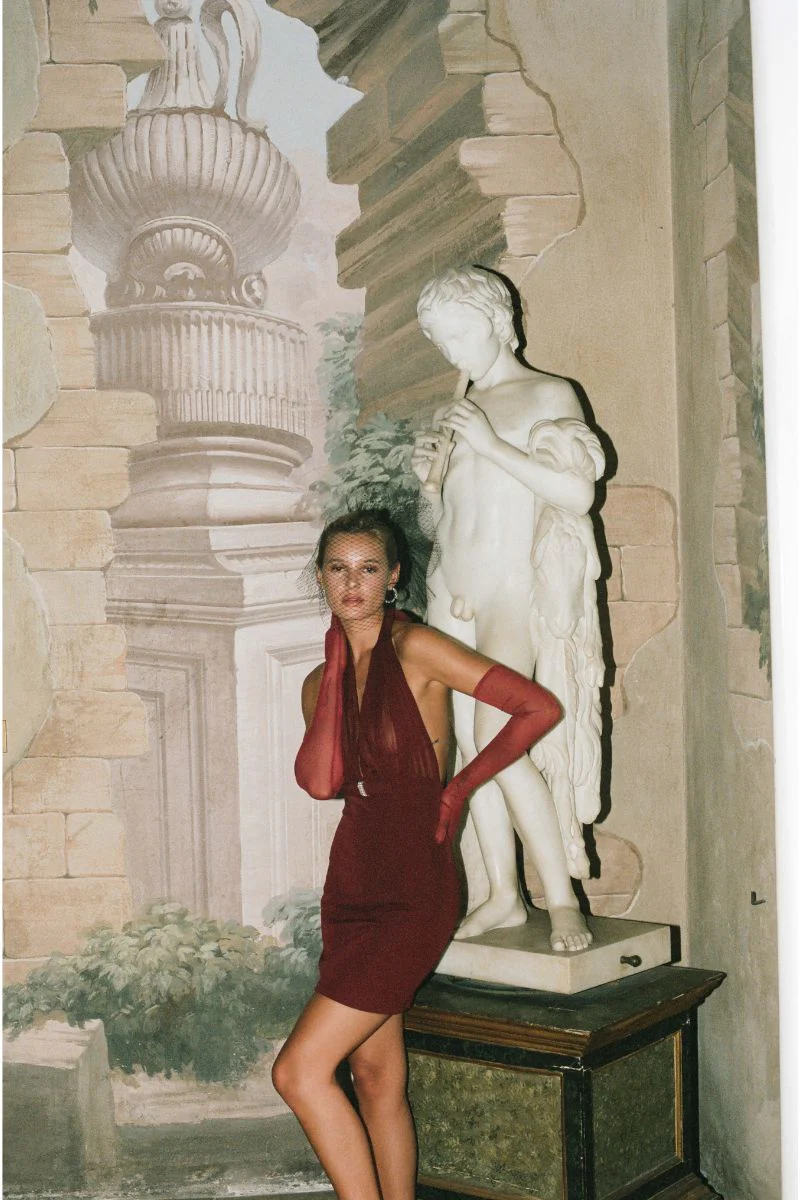 Melinda Dress (Red) (Final Sale) - Image 7