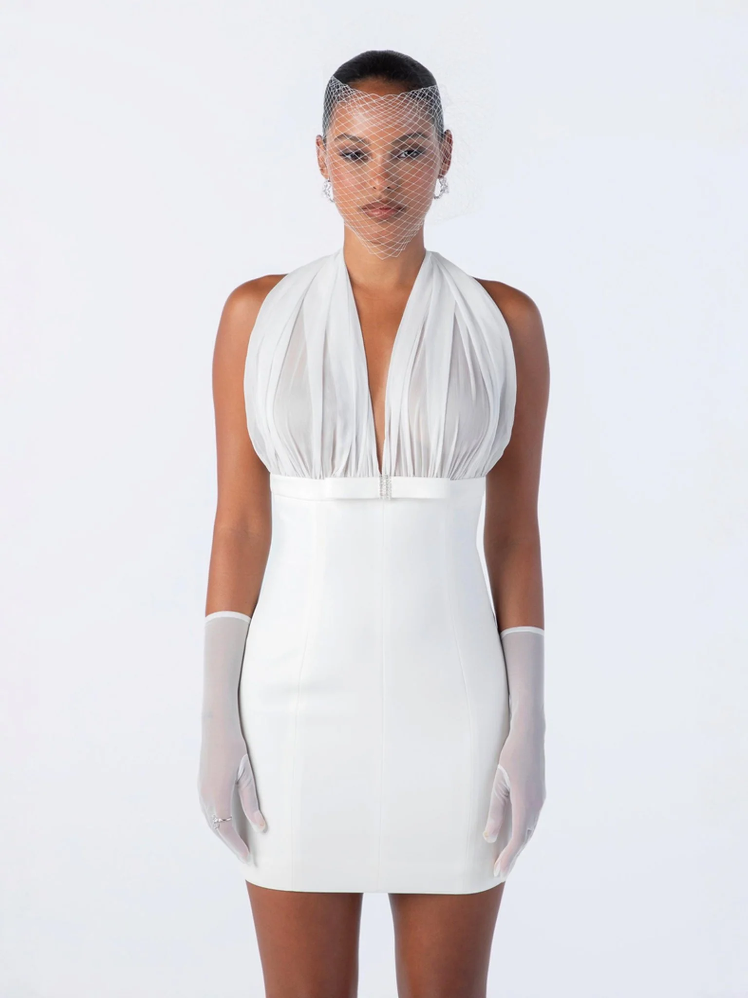 Melinda Dress (White) (Final Sale)
