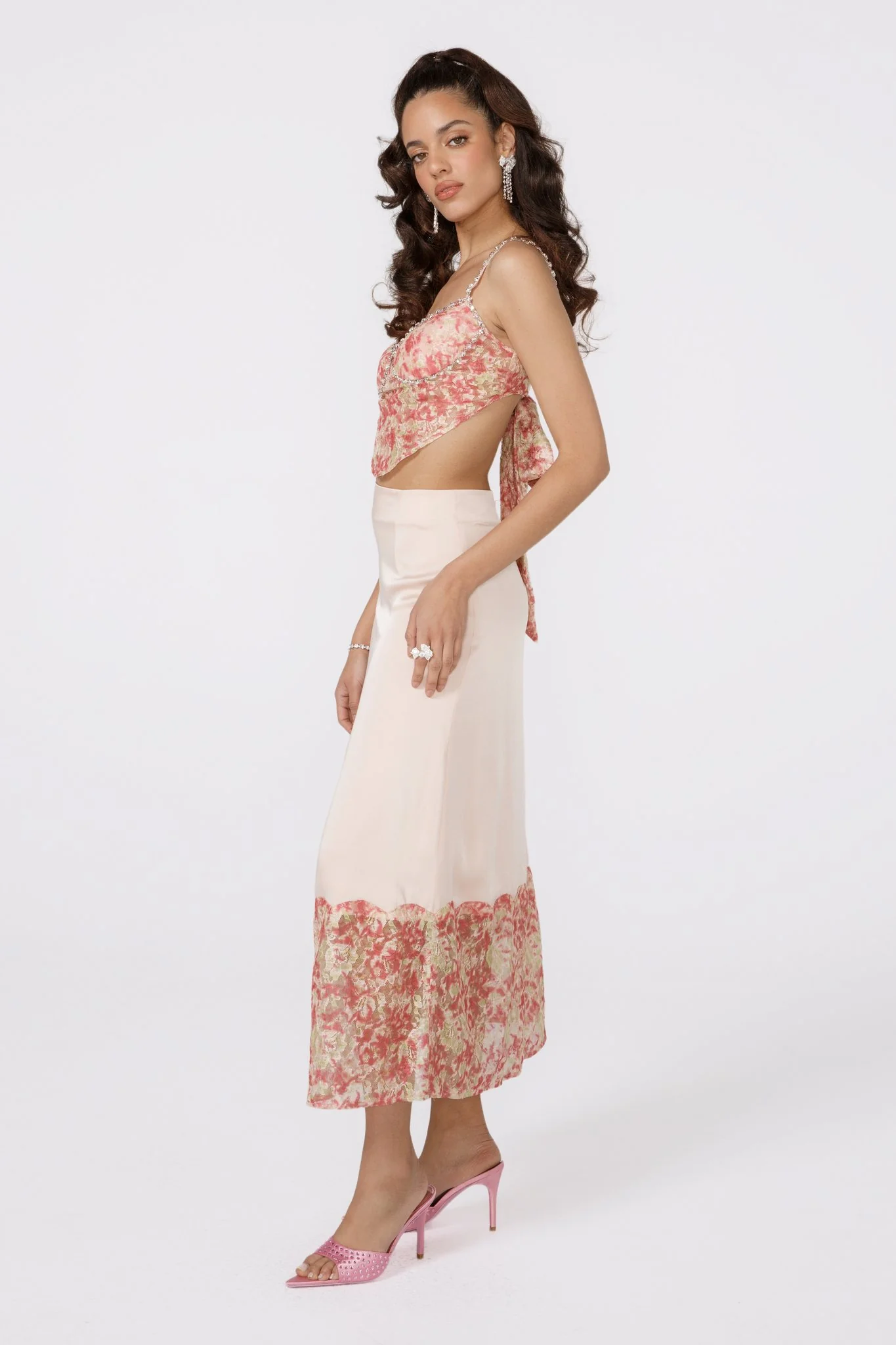Mia Lace Top (Pink) (Final Sale) - Image 5