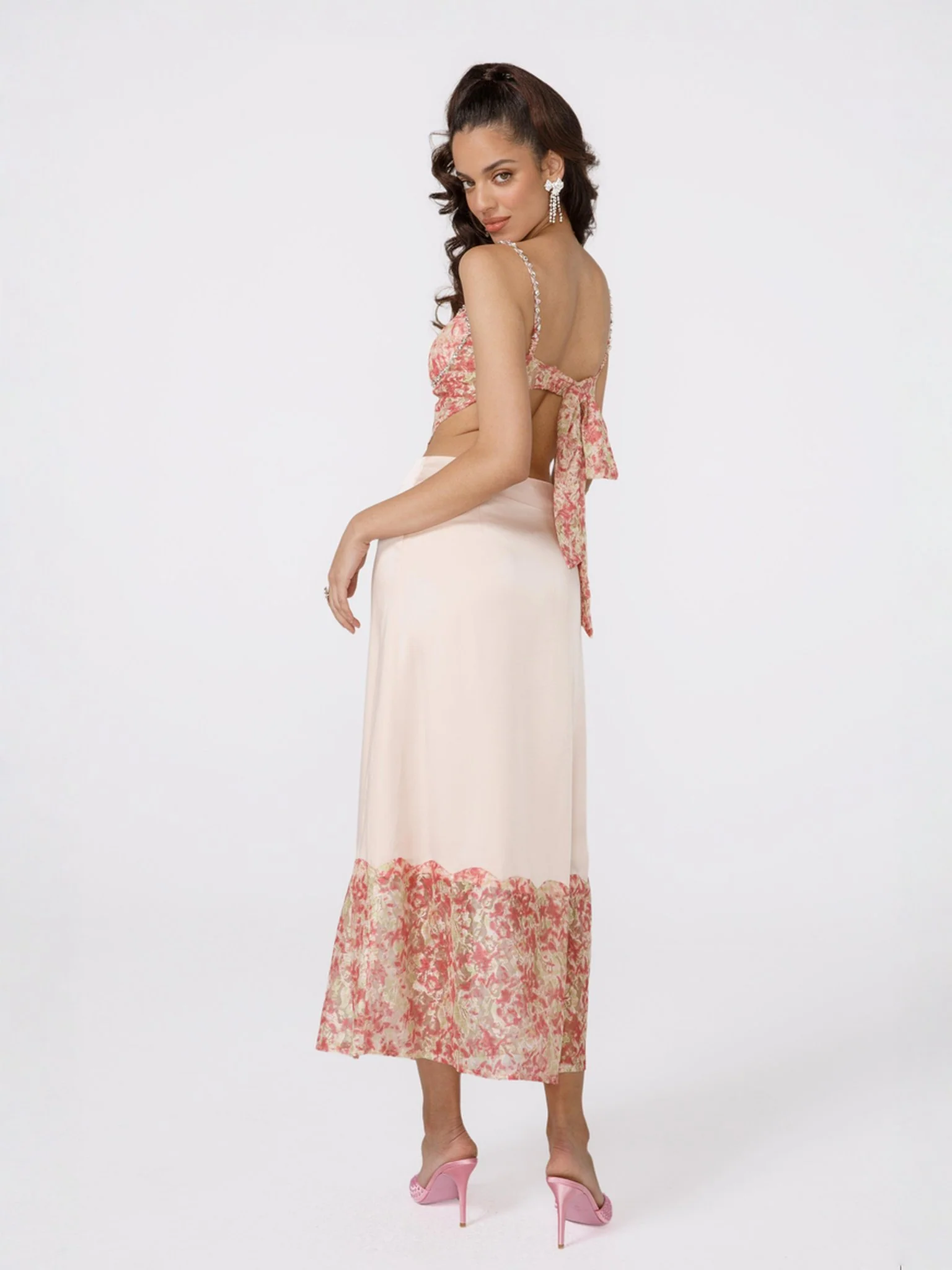 Mia Lace Top (Pink) (Final Sale) - Image 6