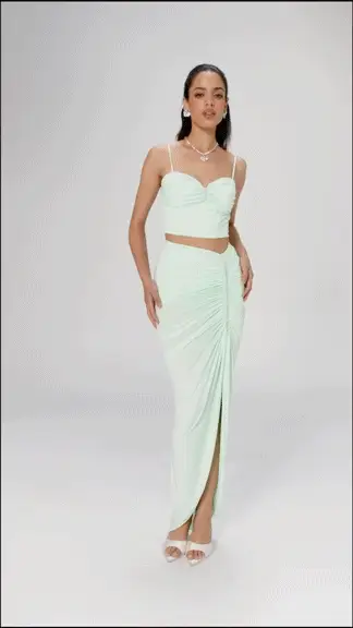 Millie Skirt (Green) (Final Sale) - Image 2