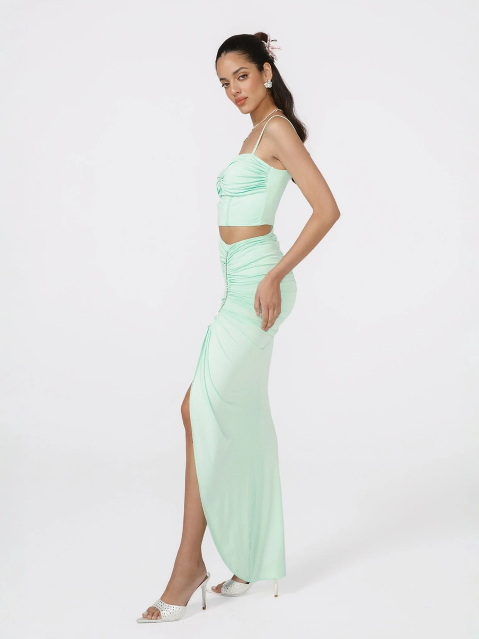 Millie Skirt (Green) (Final Sale) - Image 3