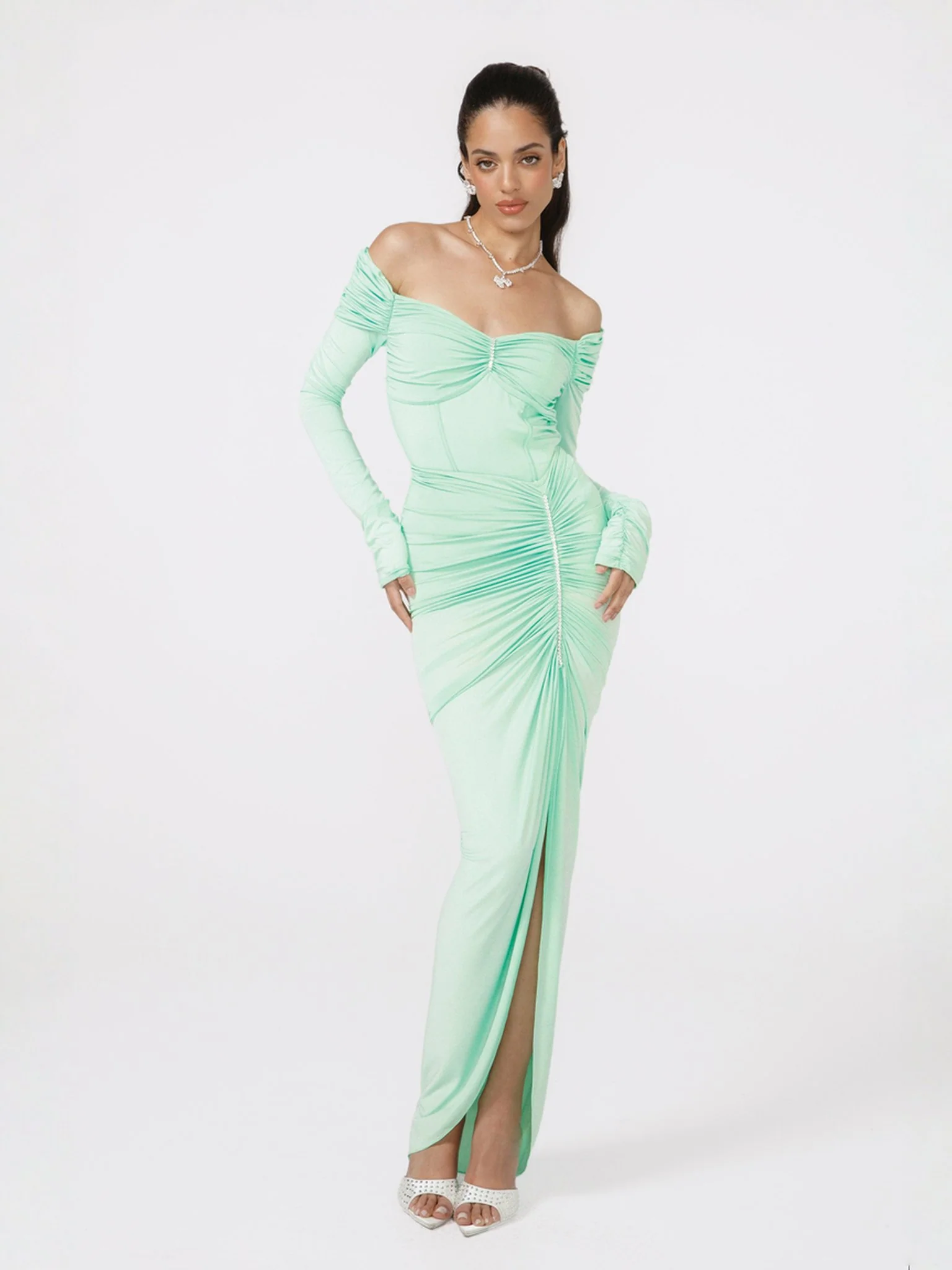 Millie Skirt (Green) (Final Sale) - Image 6
