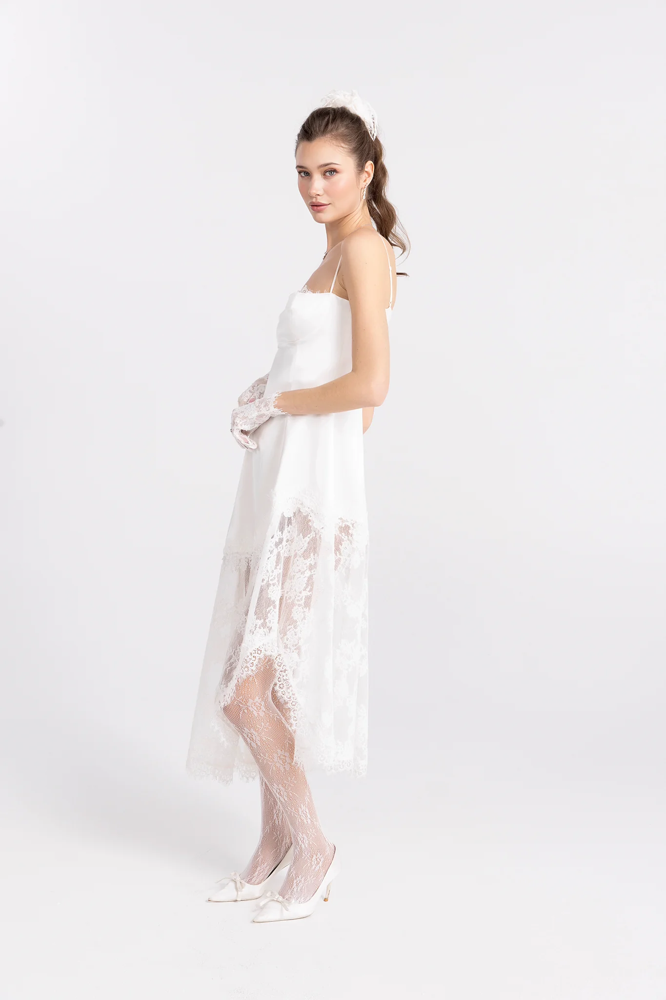 Mirabelle Satin Maxi Dress - Image 4