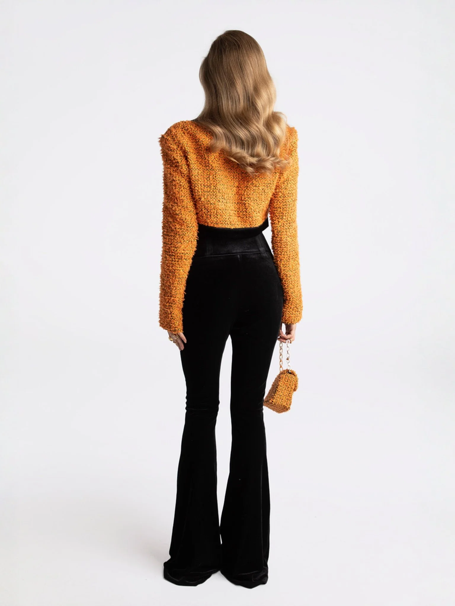 Miranda Crop Jacket (Yellow) - Image 8