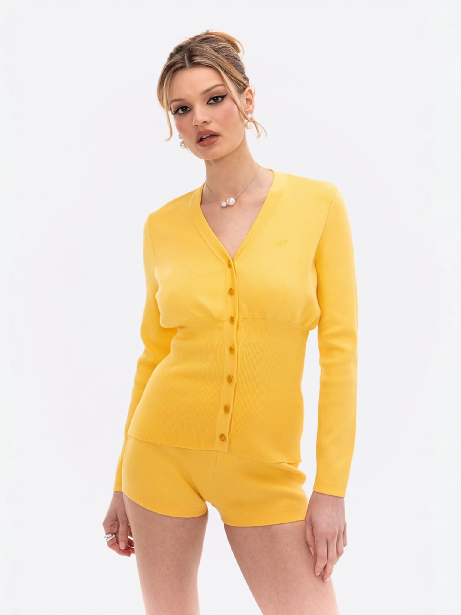 Naomi Knit Set (Yellow) (Final Sale)