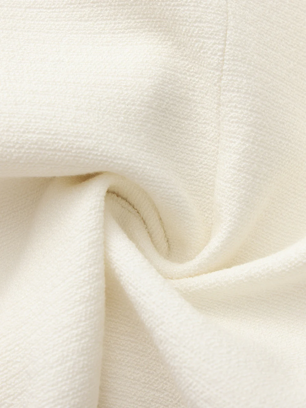 Natalia Tailored Hidden-Placket White Blazer - Image 7
