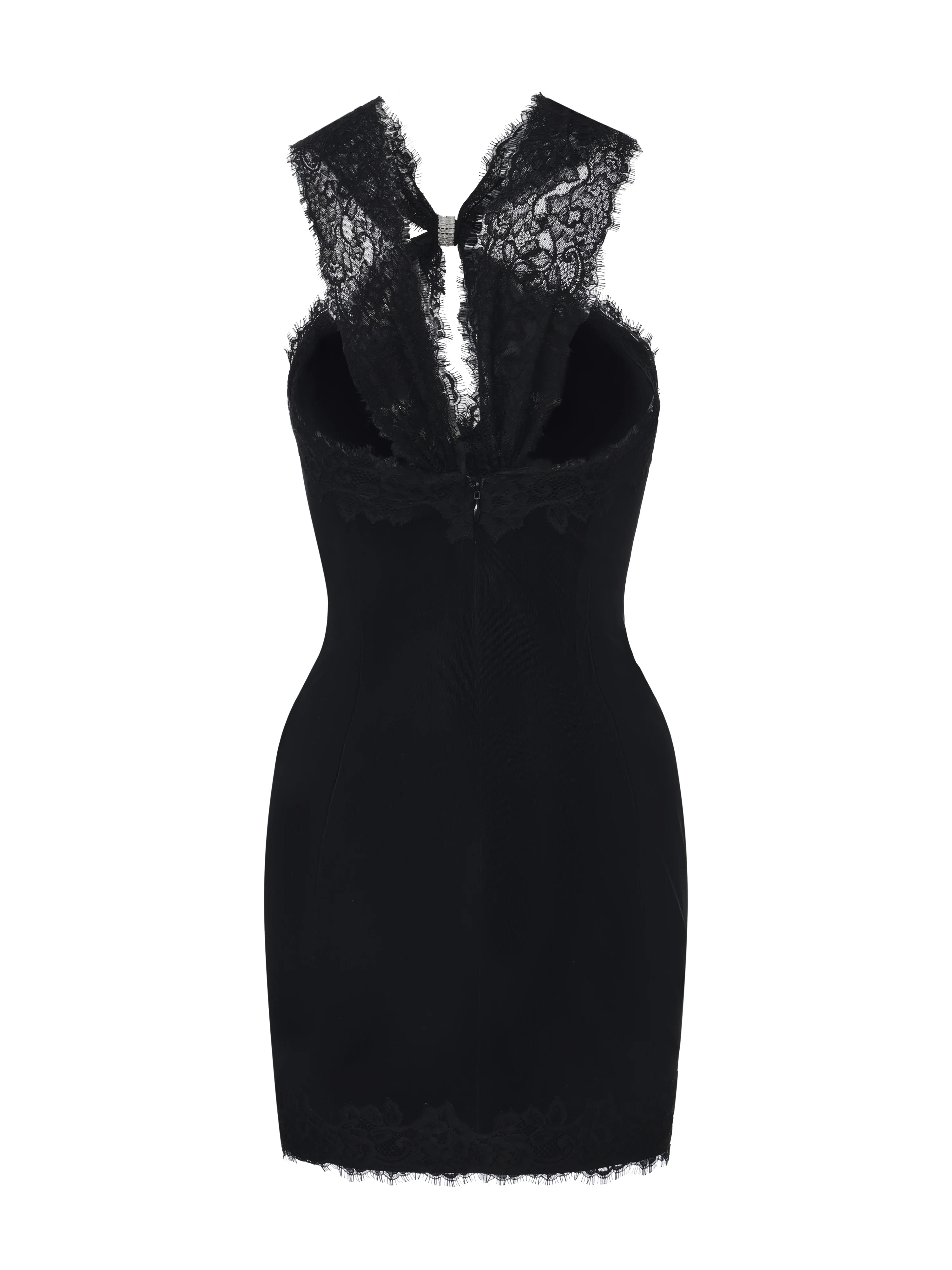 Nina Cutout Black Dress - Image 11