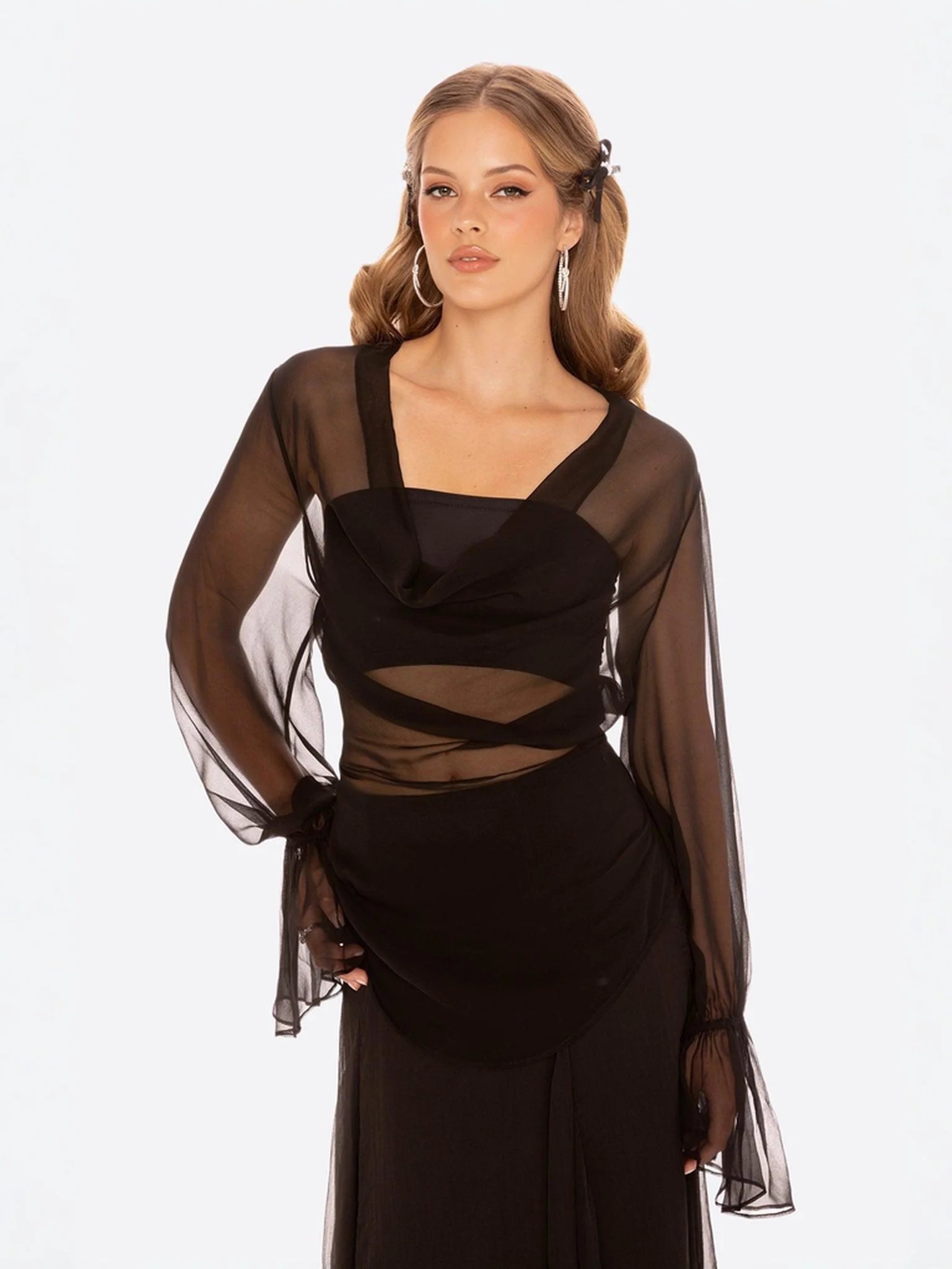 Nora Top (Black) (Final Sale)