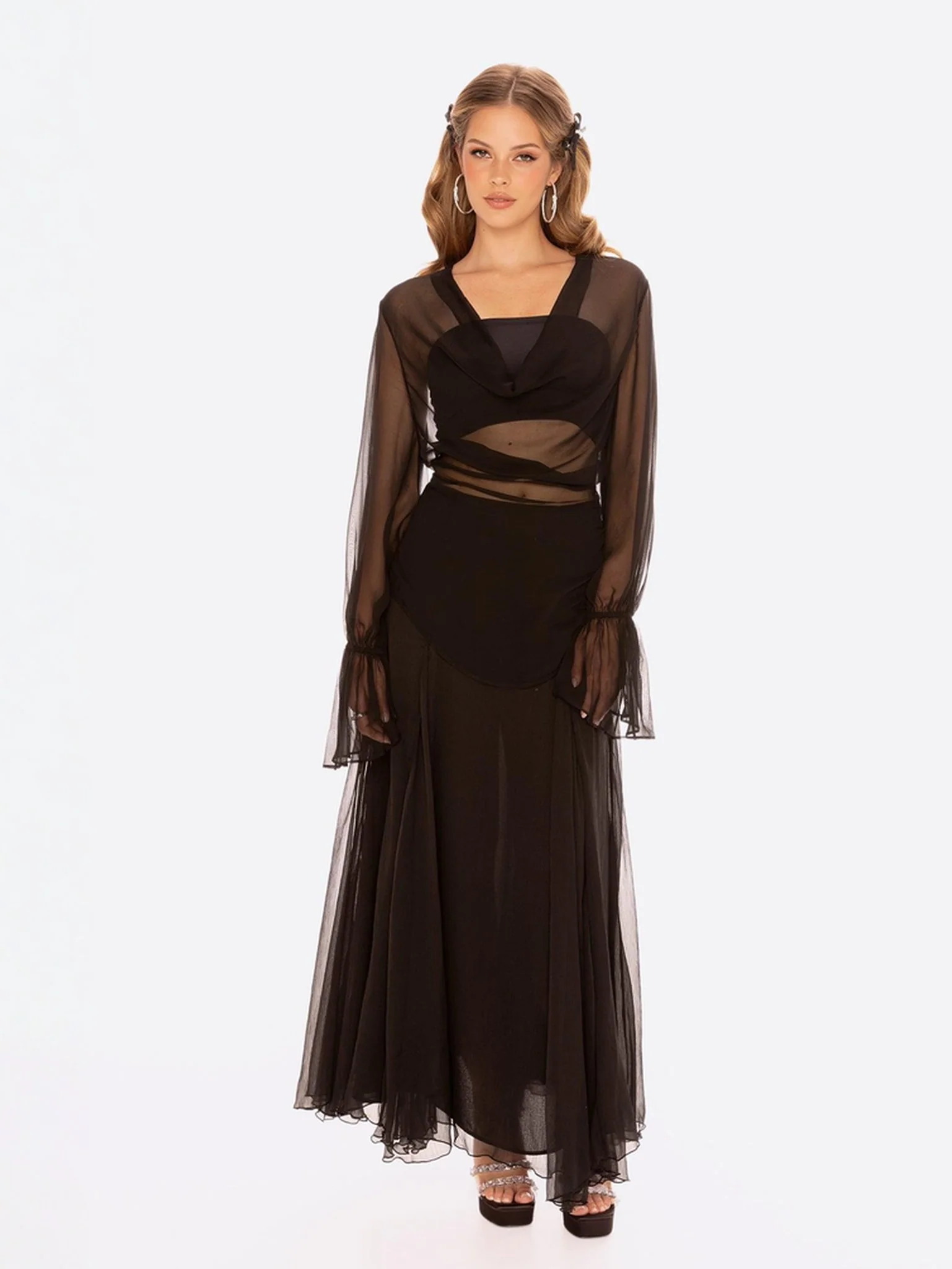 Nora Top (Black) (Final Sale) - Image 2
