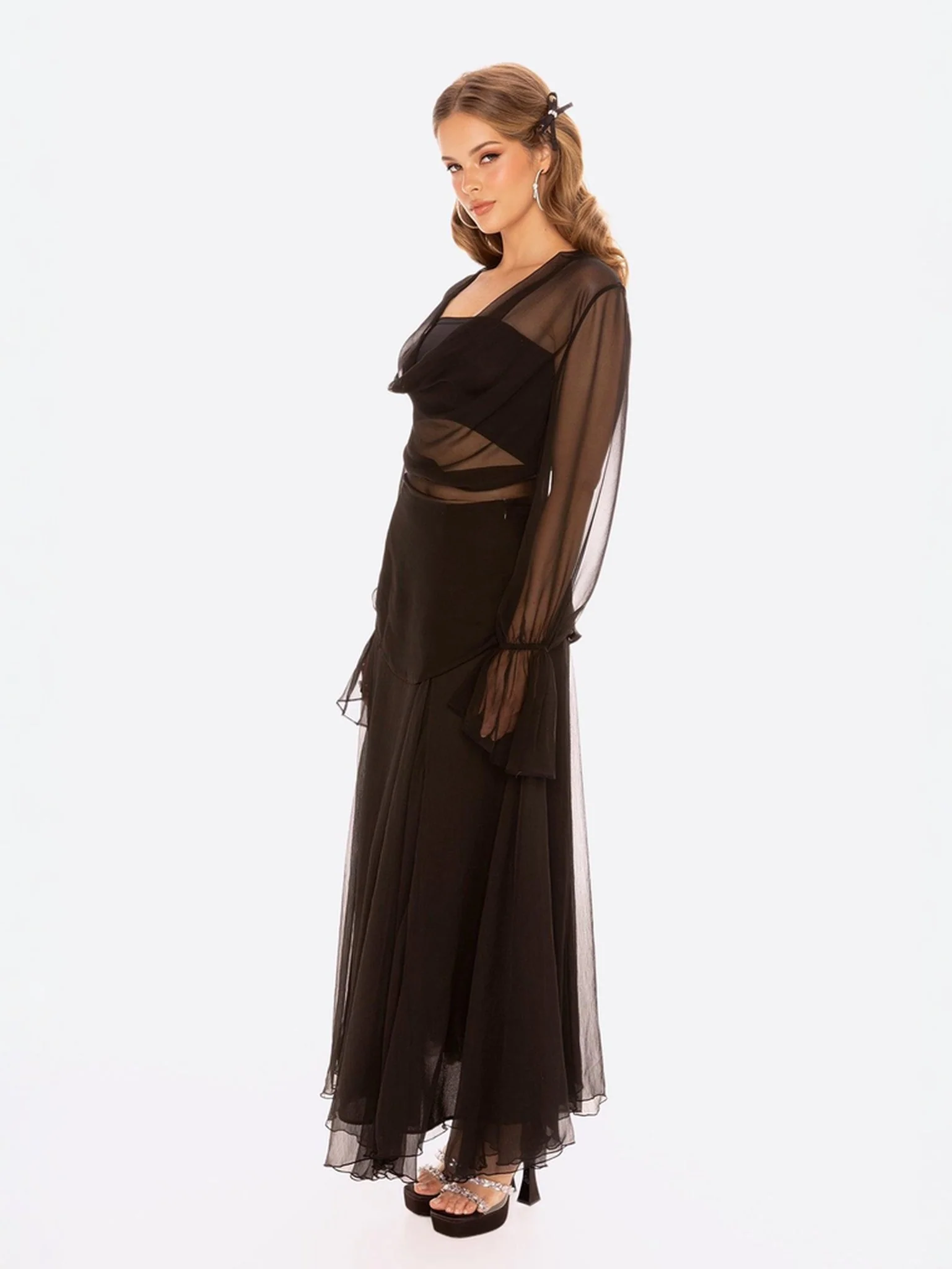 Nora Top (Black) (Final Sale) - Image 3
