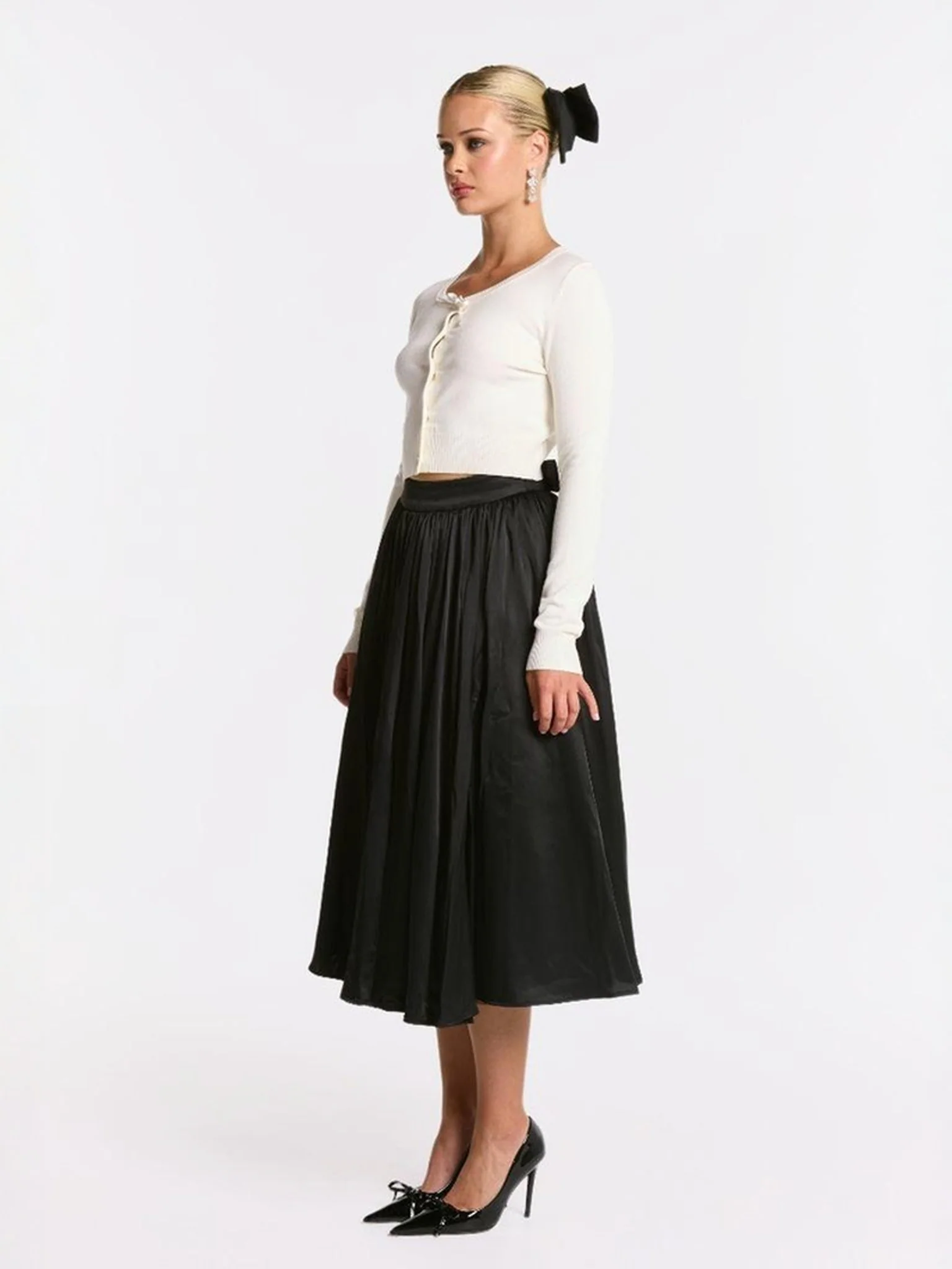 Piper Skirt (Black) (Final Sale) - Image 8