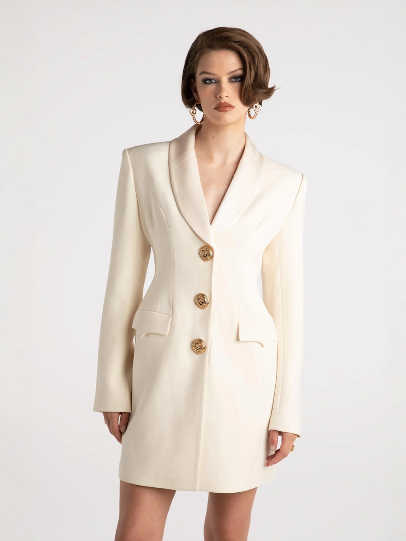 Sasha Suit Jacket (White) (Final Sale) - Image 3
