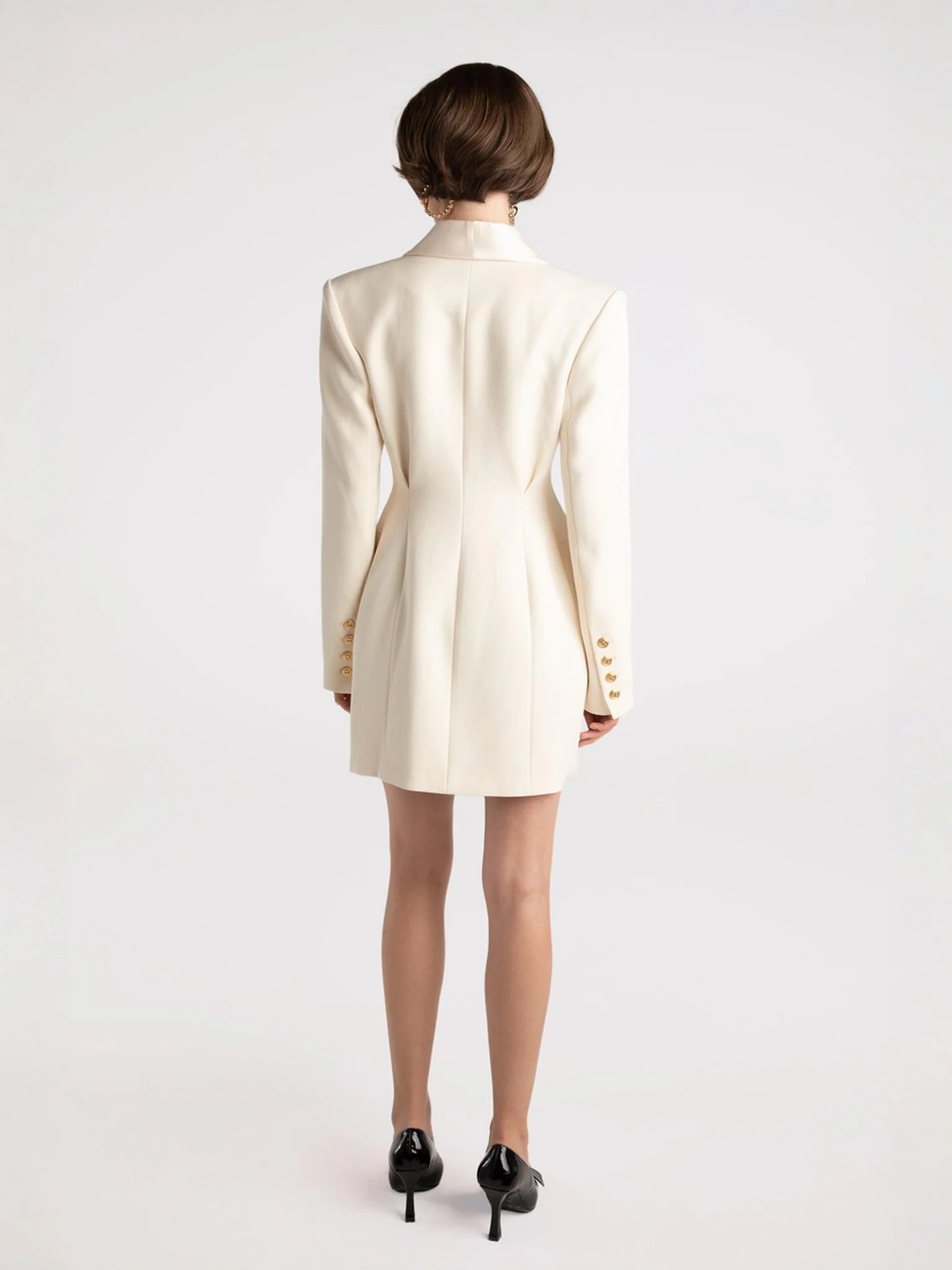 Sasha Suit Jacket (White) (Final Sale) - Image 6
