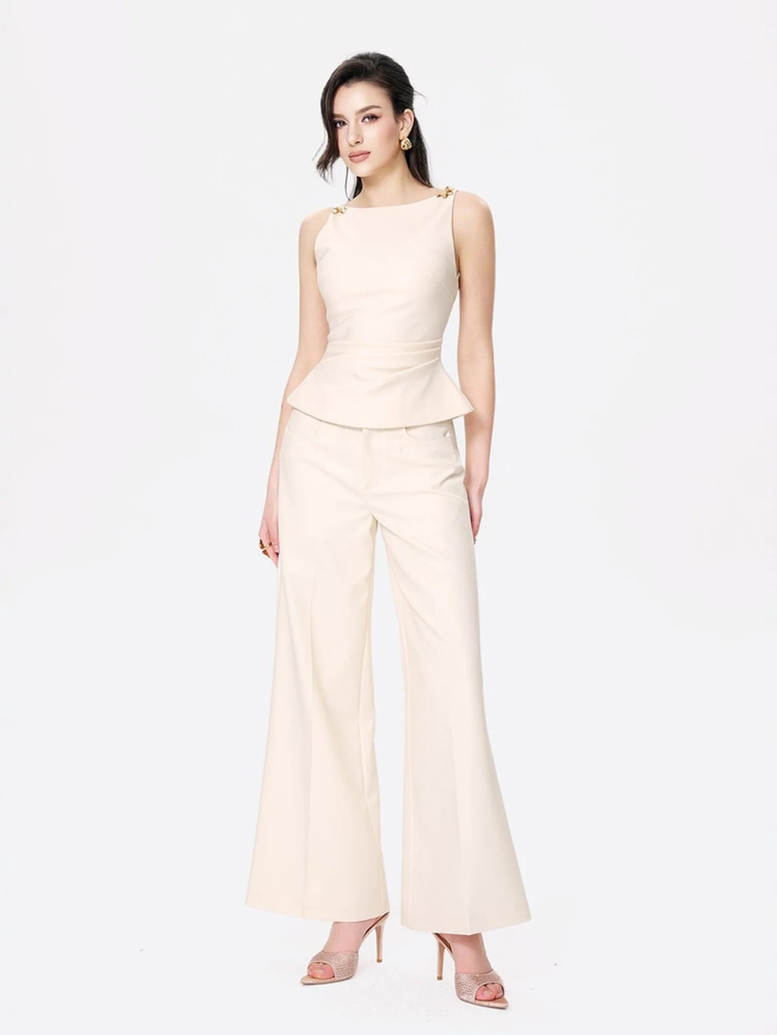 Selena Pants (Beige) - Image 2