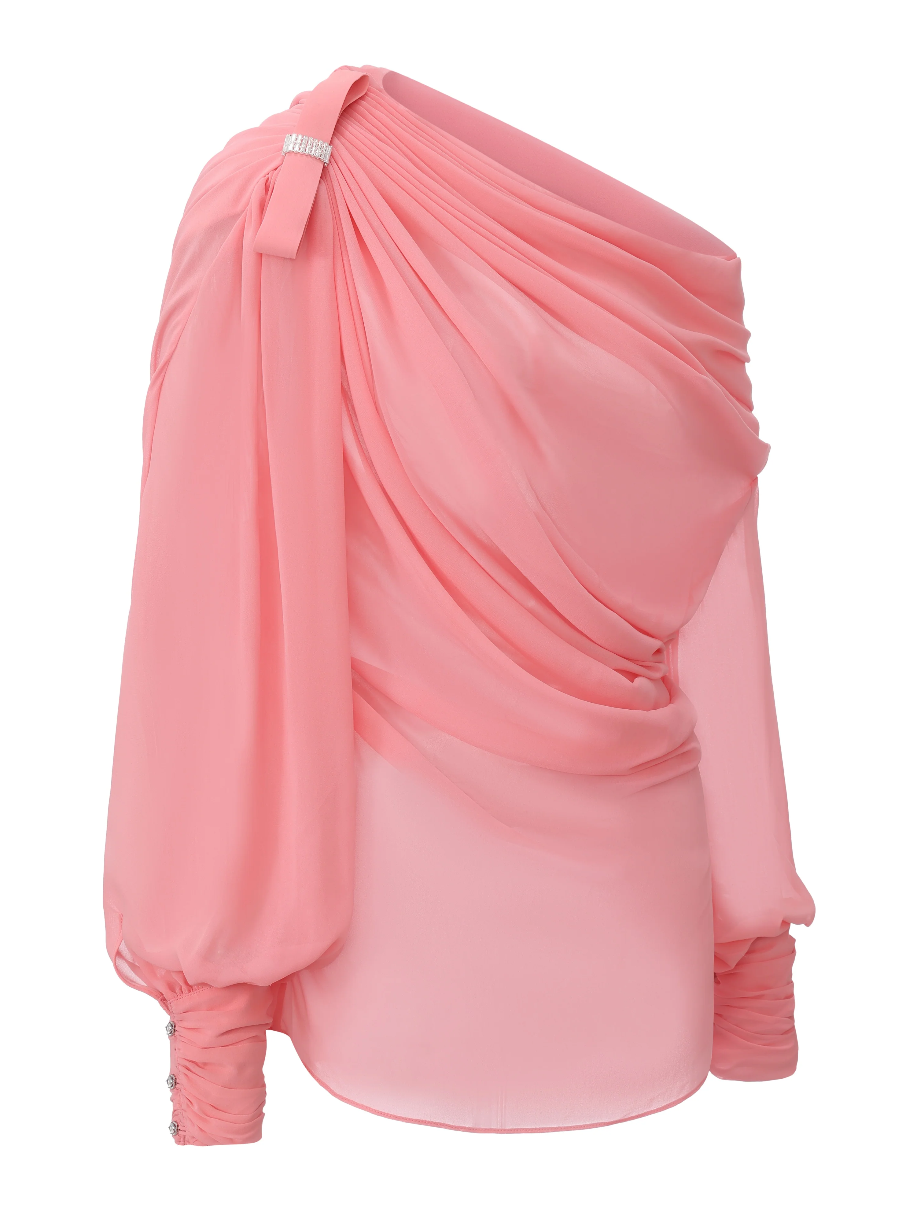 Sia One-Shoulder Pink Top - Image 12