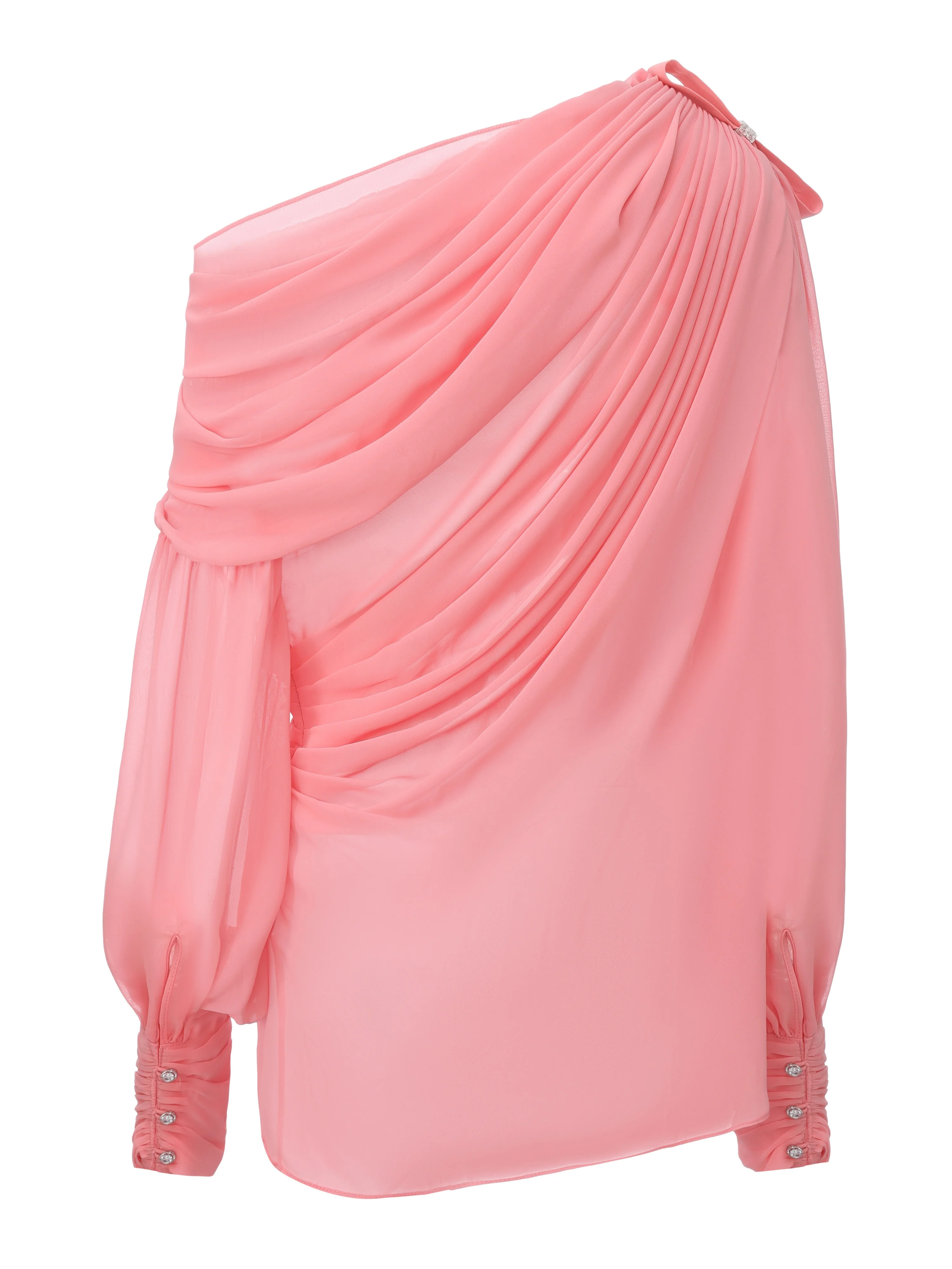 Sia One-Shoulder Pink Top - Image 13