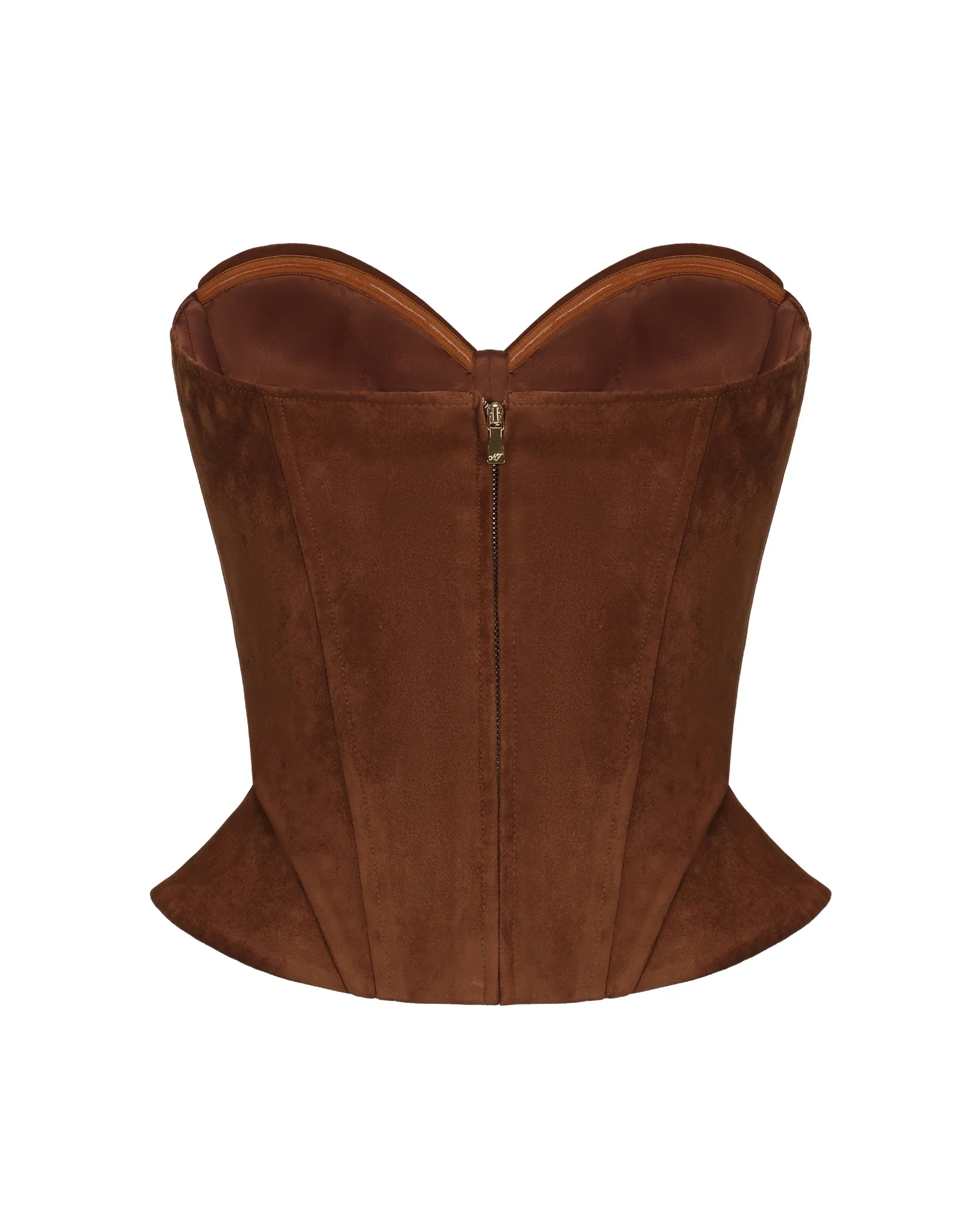 Sienna Suede Top (Brown) - Image 9