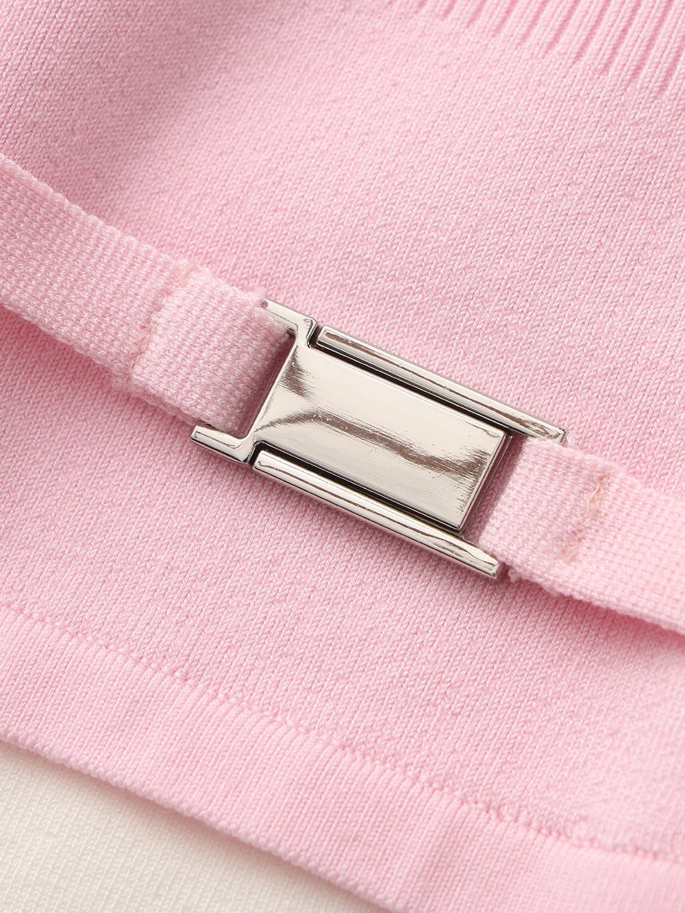 Tessa Striped Pink Knit Dress - Image 6