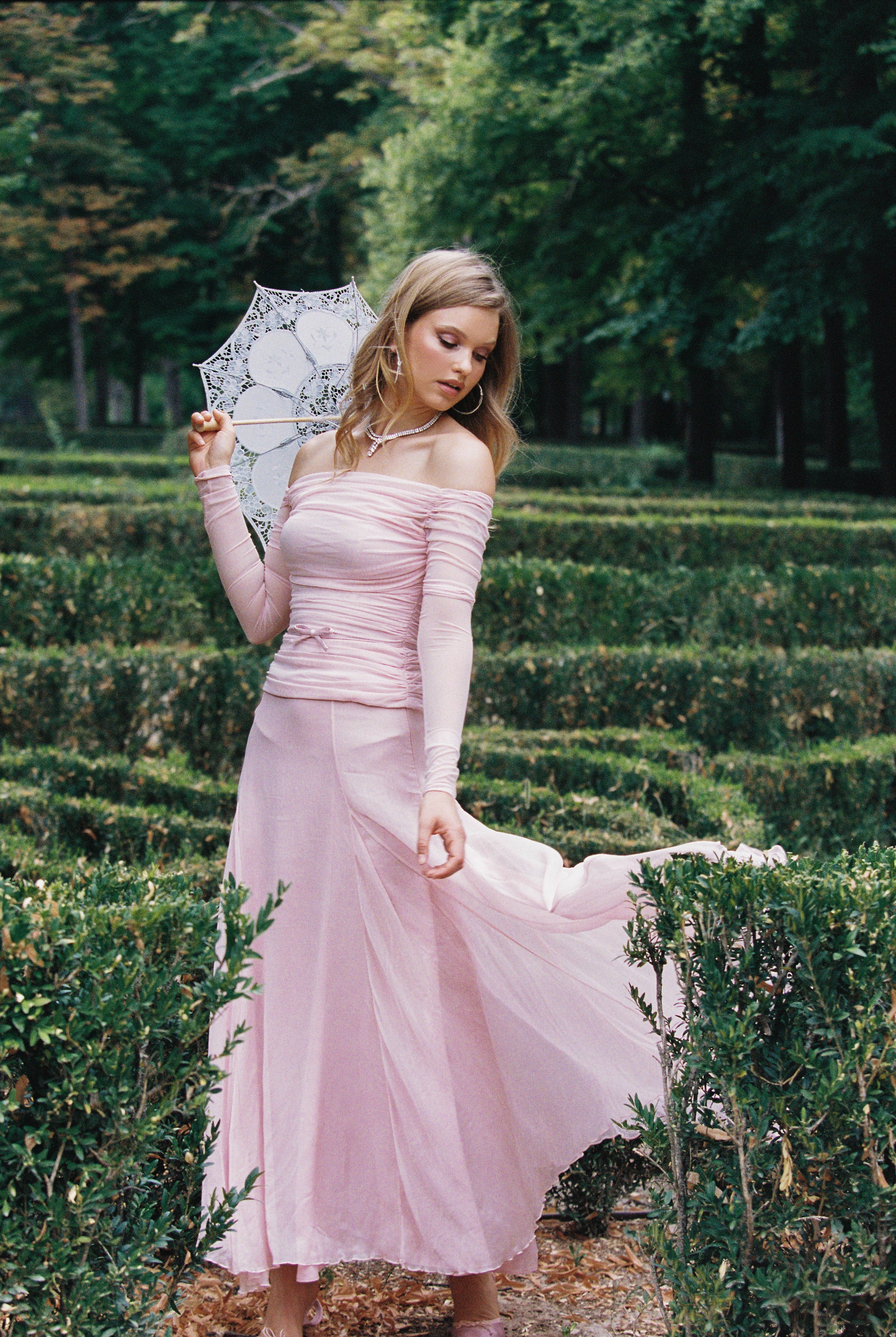 Valencia Skirt (Pink) (Final Sale) - Image 2