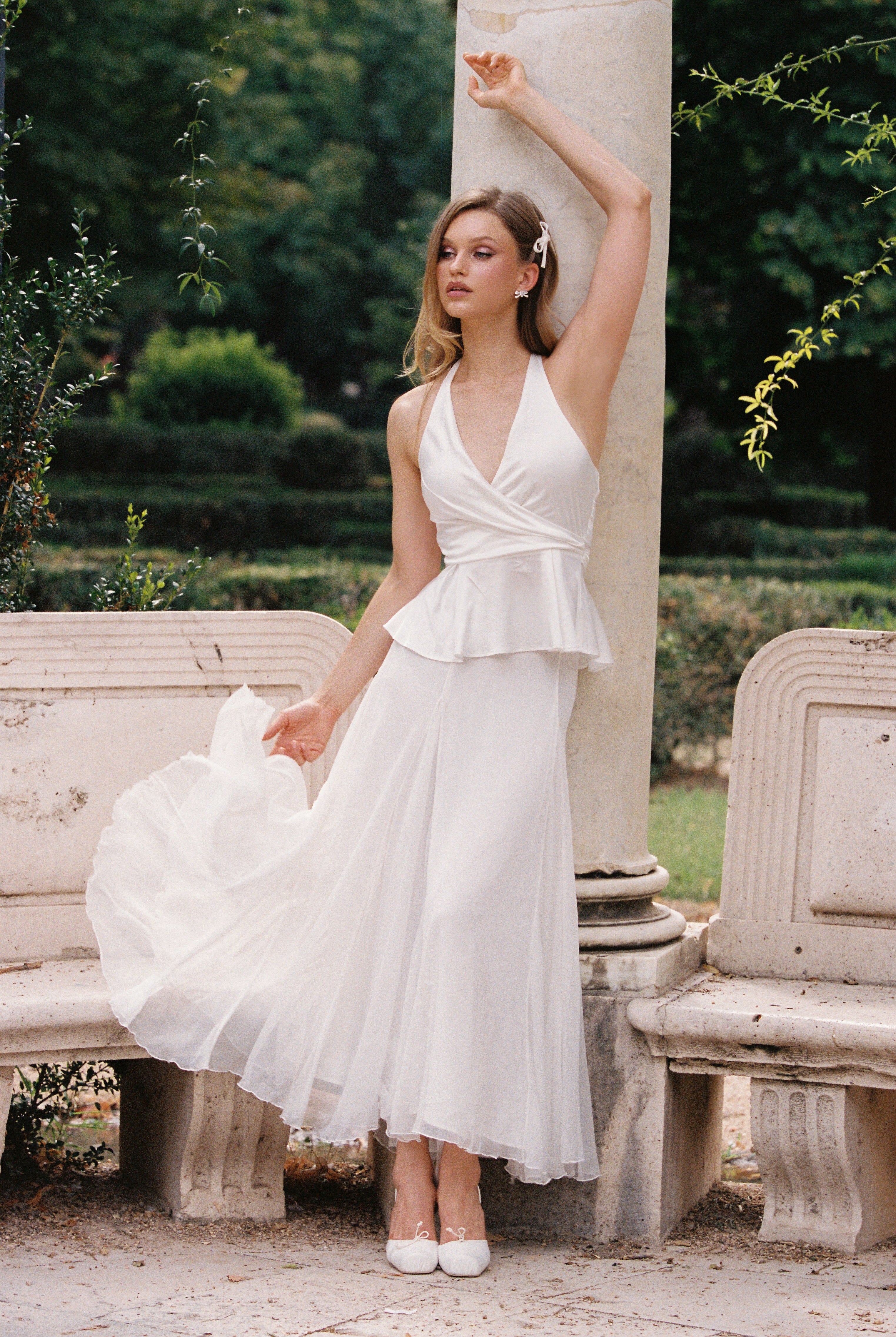 Valencia Skirt (White) (Final Sale) - Image 2