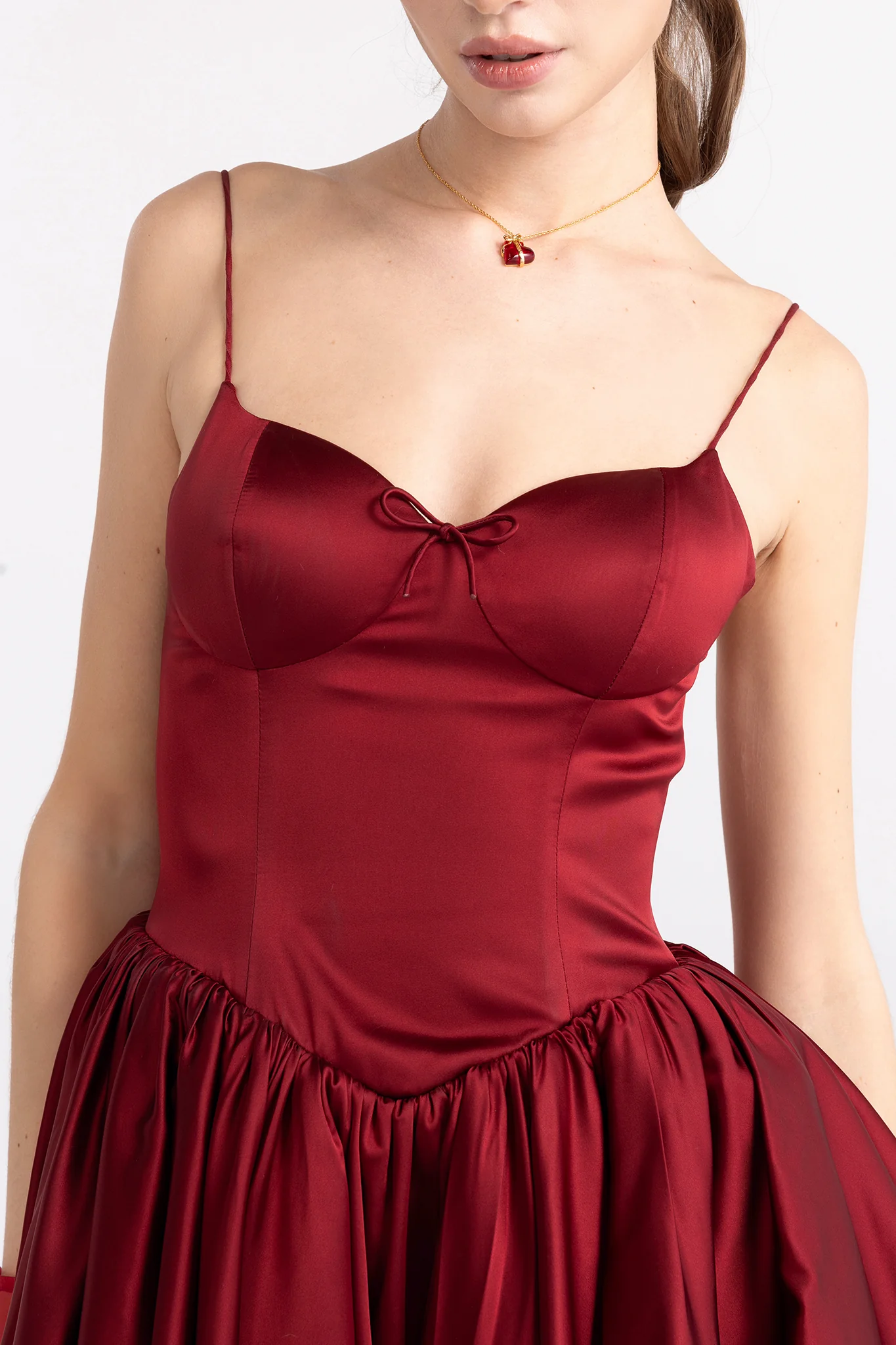 Veronica Backless Mini Dress (Red) - Image 8