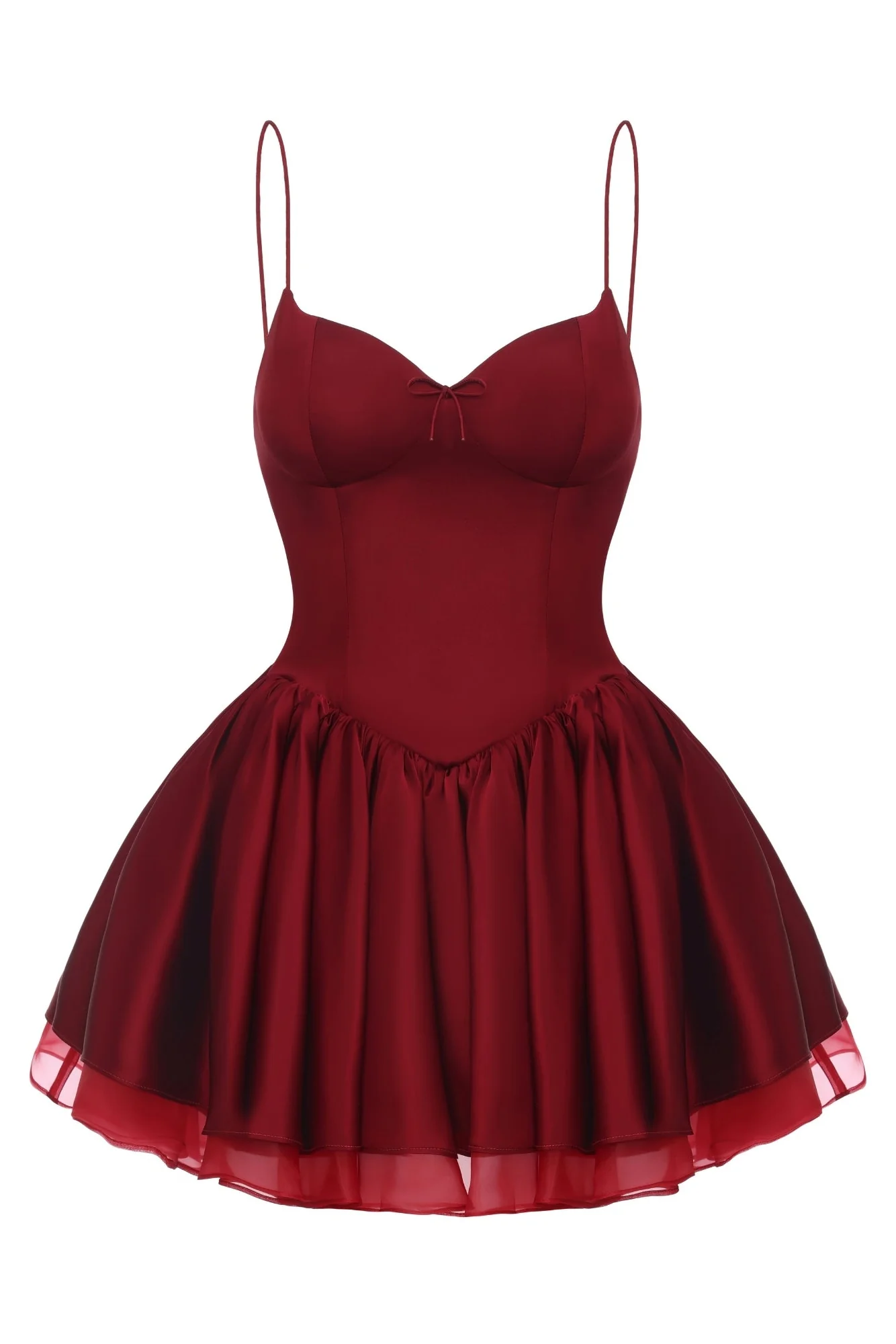 Veronica Backless Mini Dress (Red) - Image 9