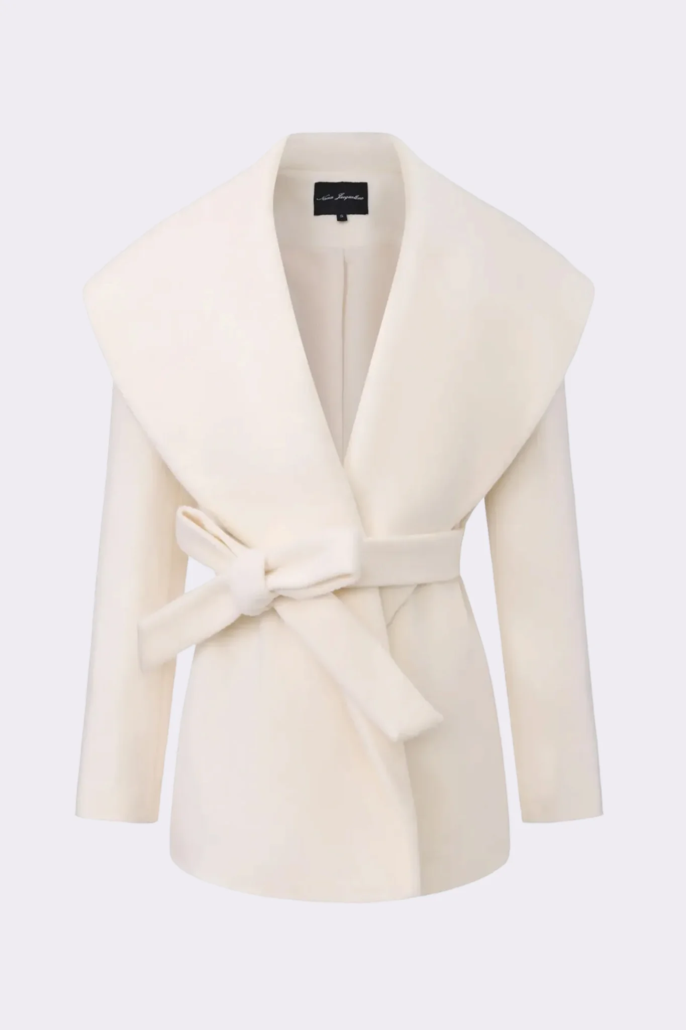 Victoria Bow Coat (White) - Image 8