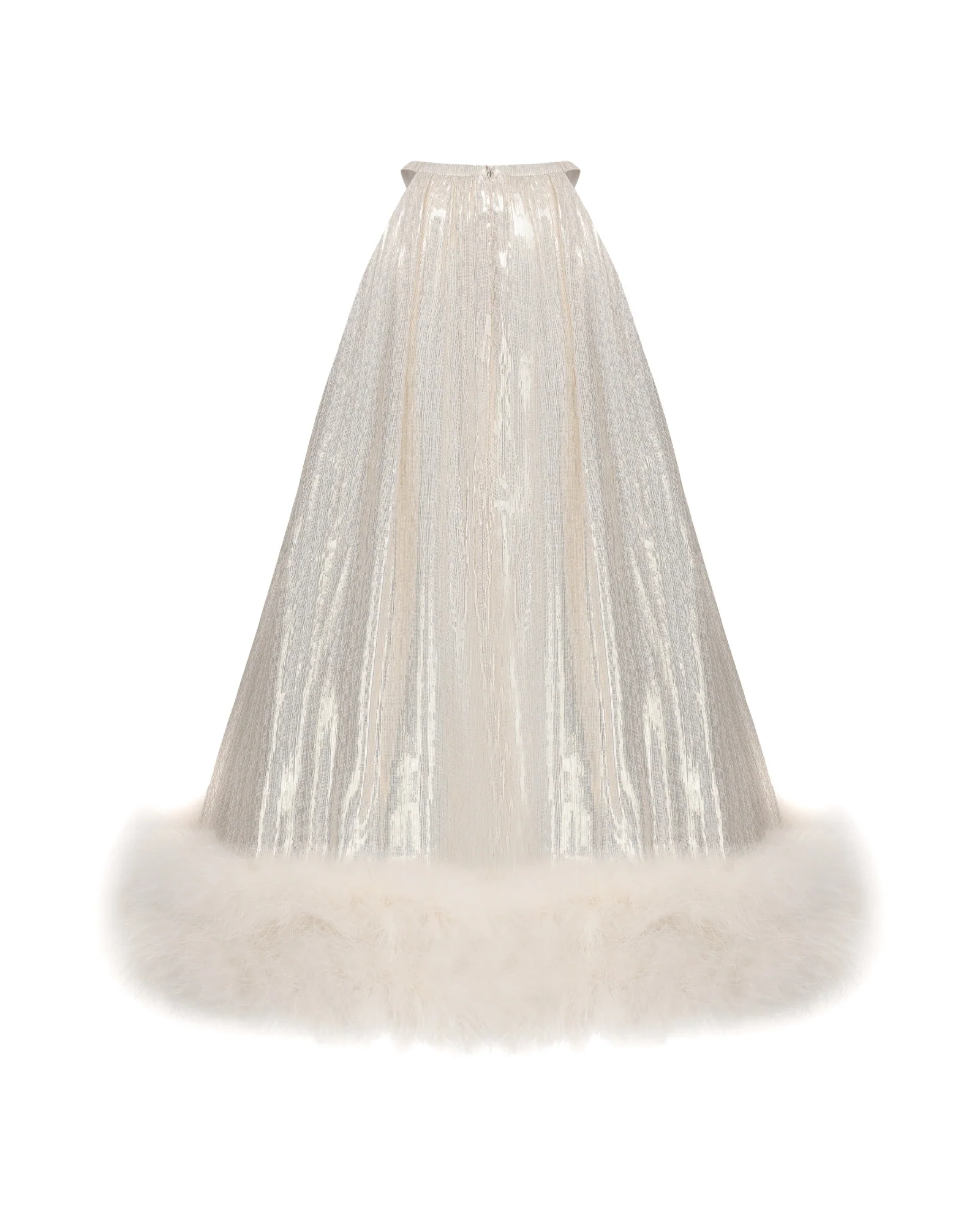 Viola Fur Mini Dress - Image 10