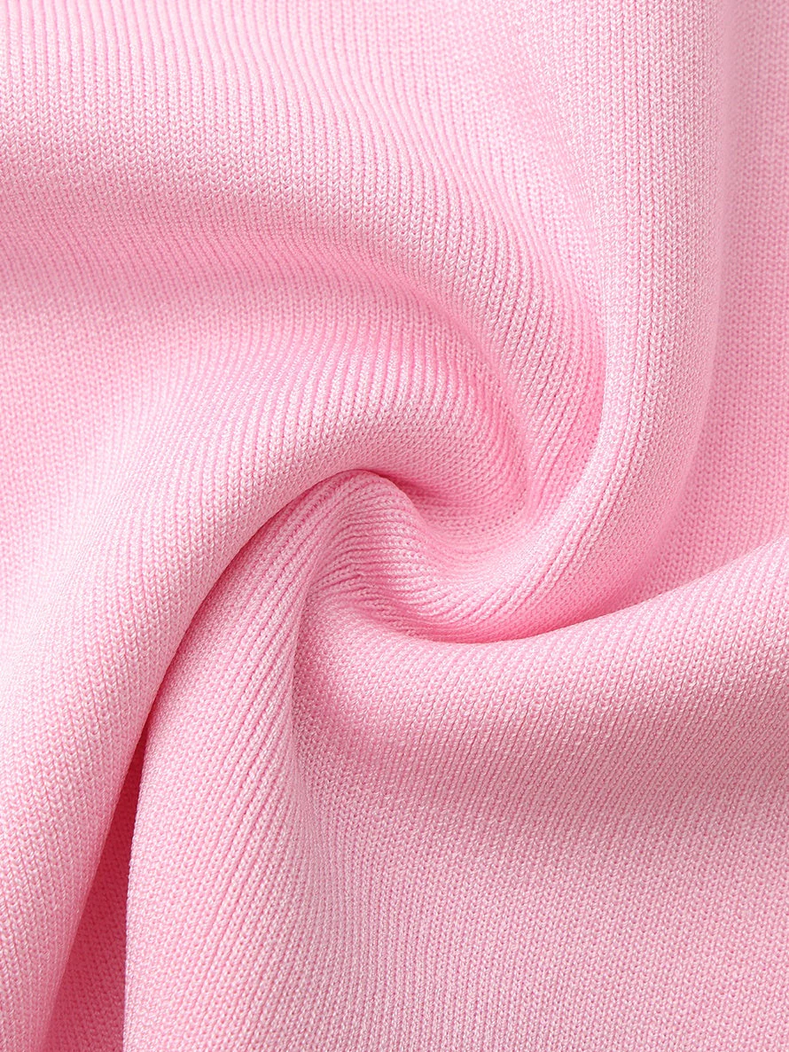Wilhelmina Contrast A-Line Pink Skirt - Image 8