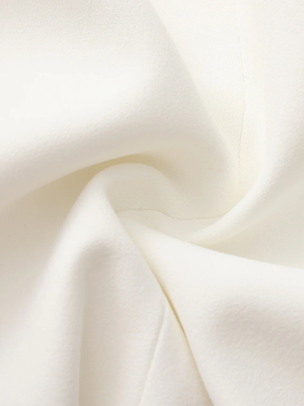 Yvette Satin Lapel Tailored White Blazer - Image 11