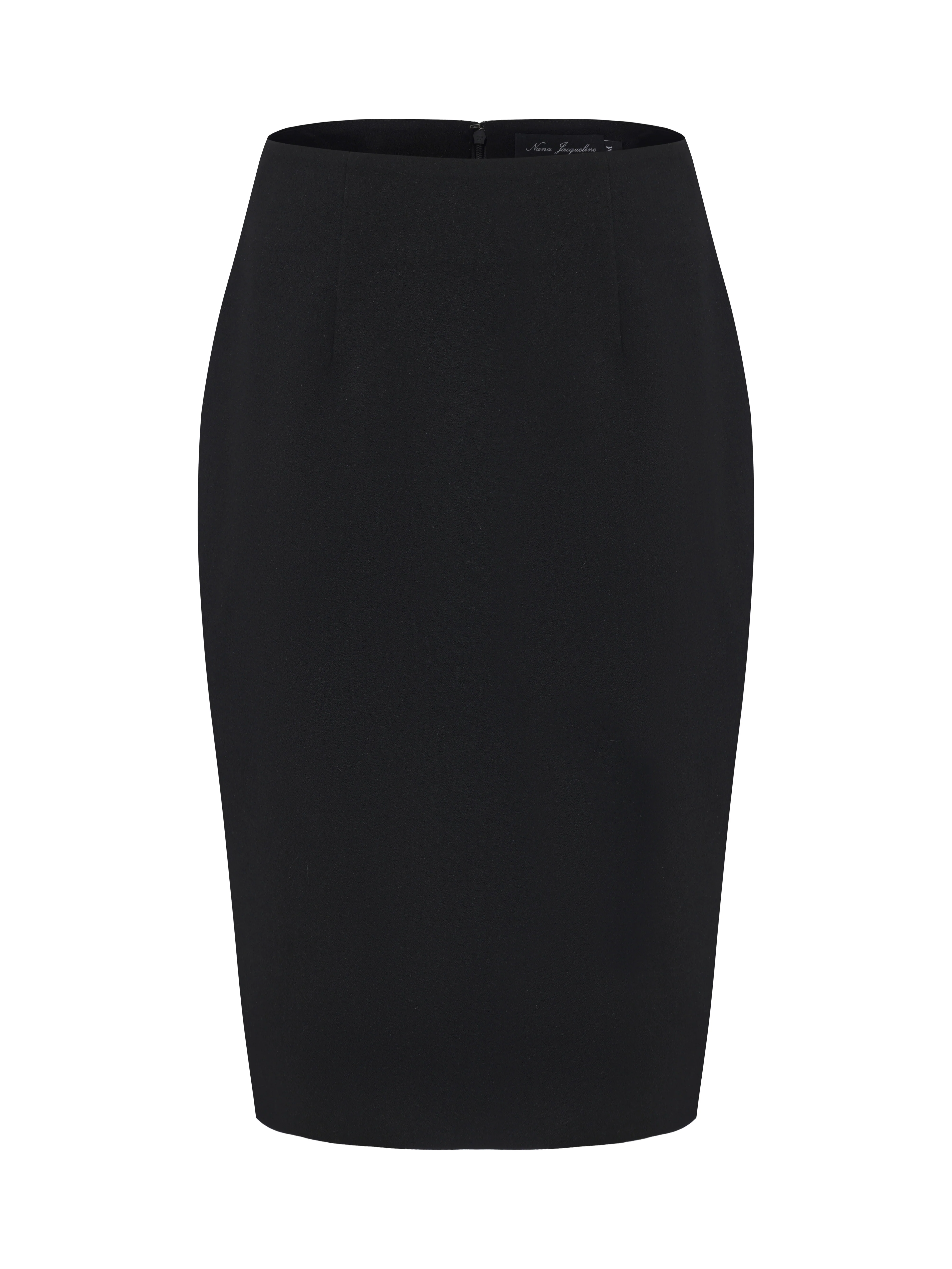 Yvette Tailored Black Pencil Skirt - Image 9